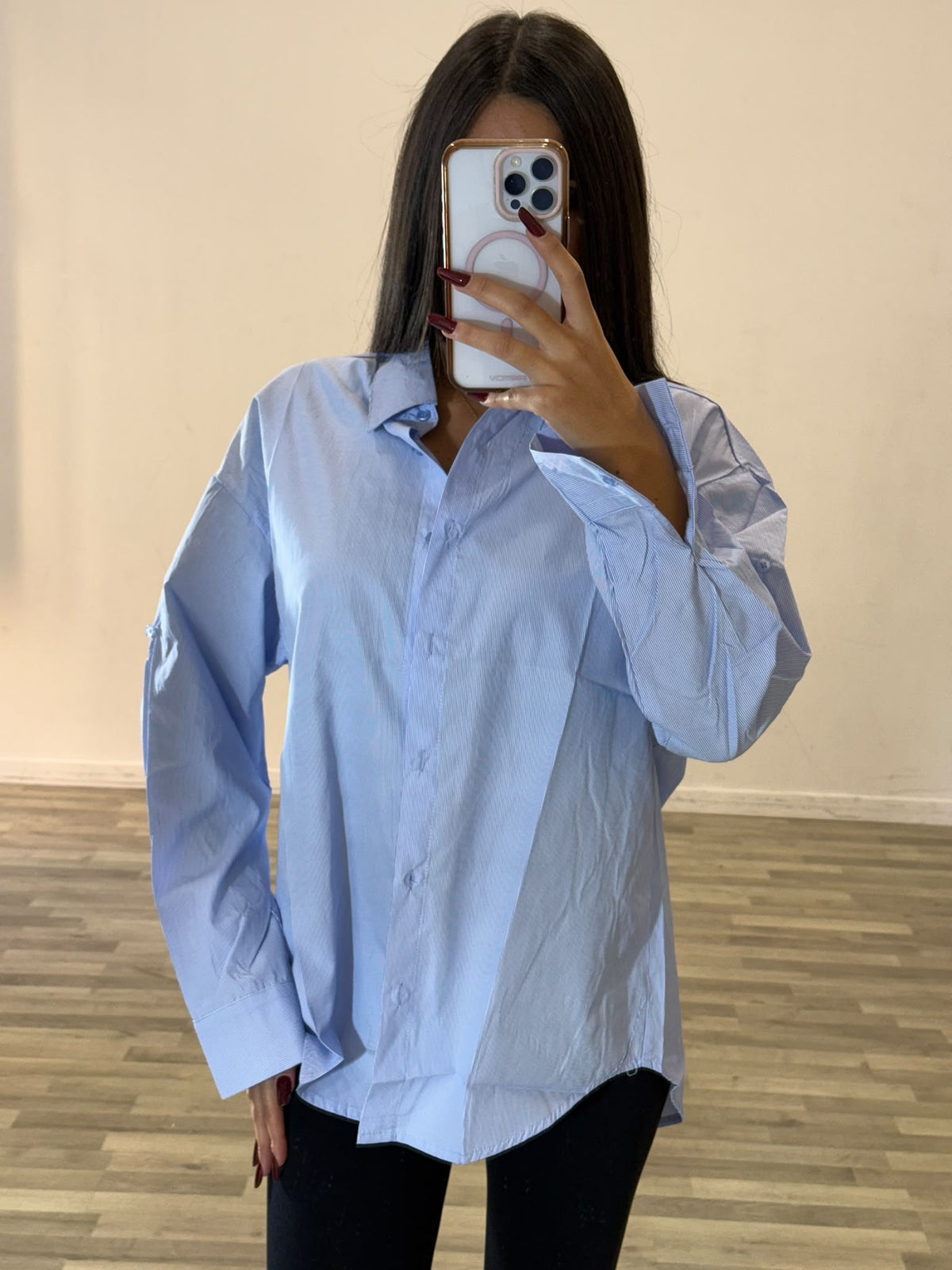 camicia over righine