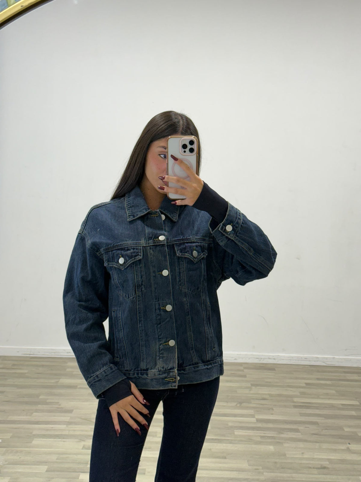 giacca di jeans blue