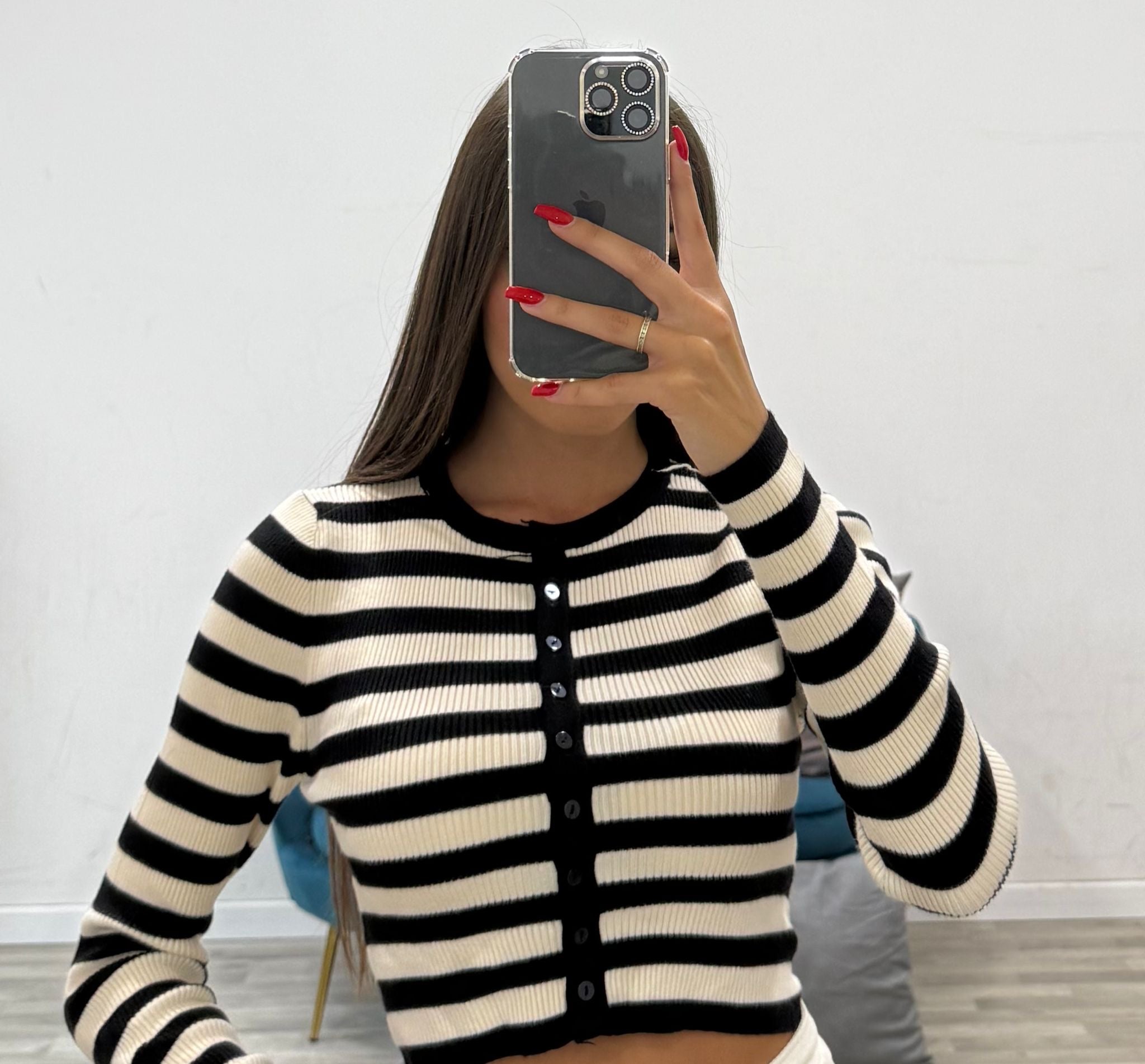 cardigan coreana rigato