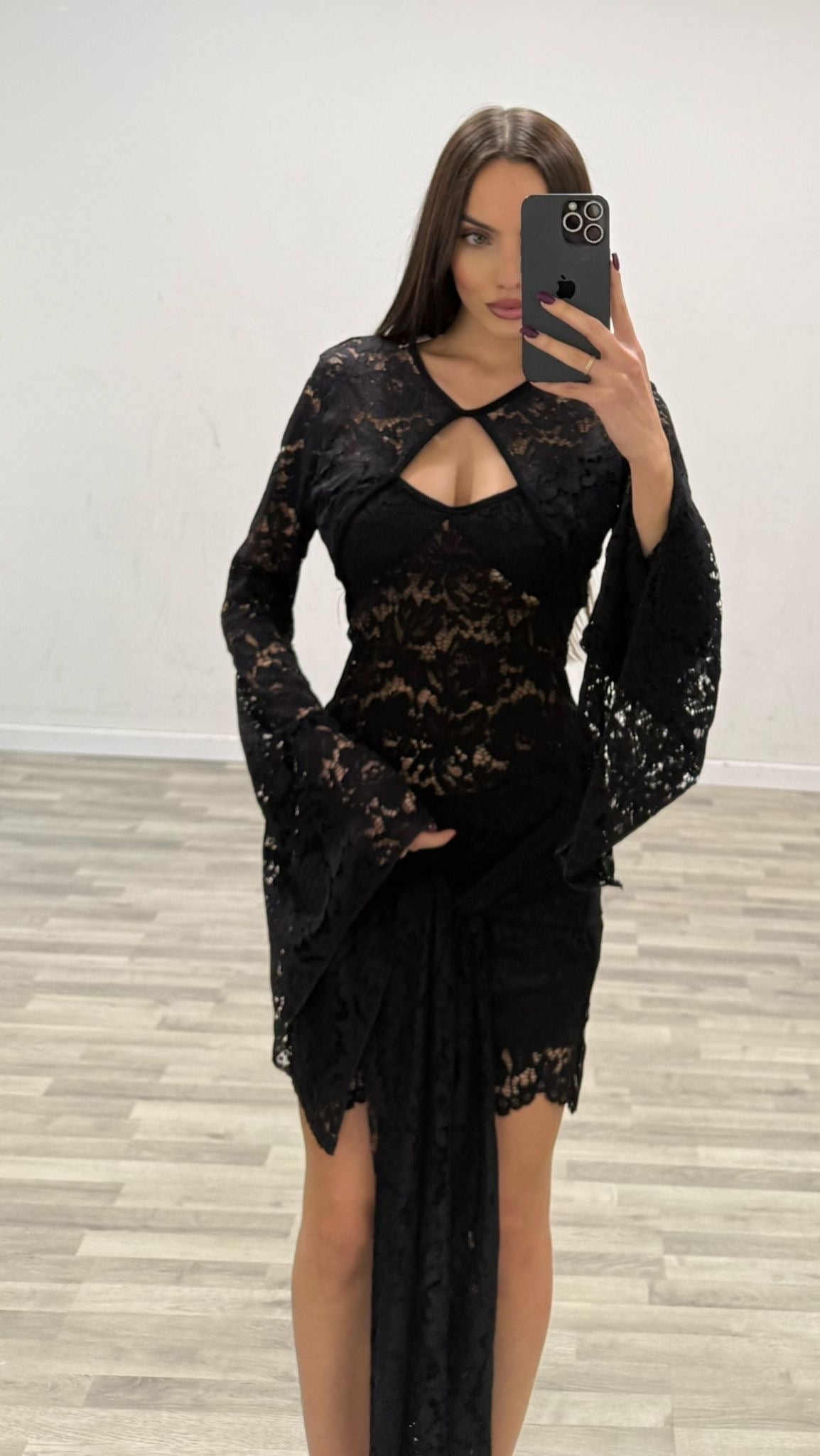 vestito milano in pizzo