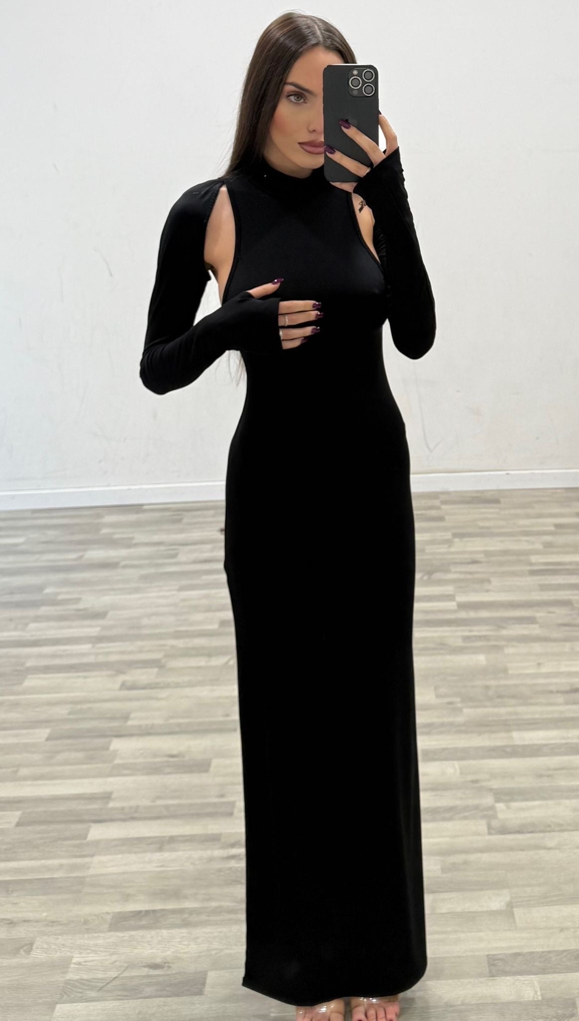 vestito con coprispalle luna