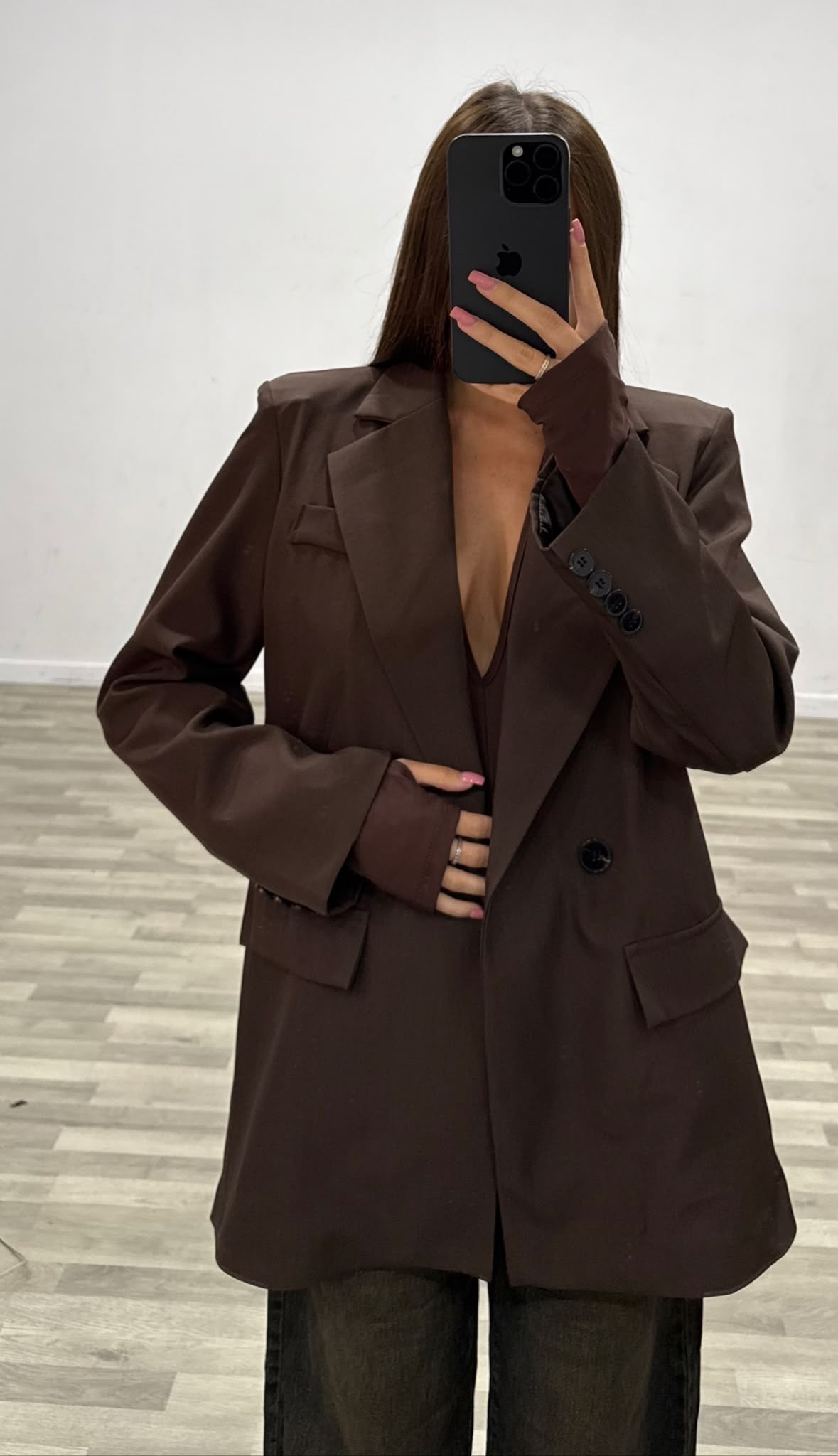 giacca oversize doppio petto