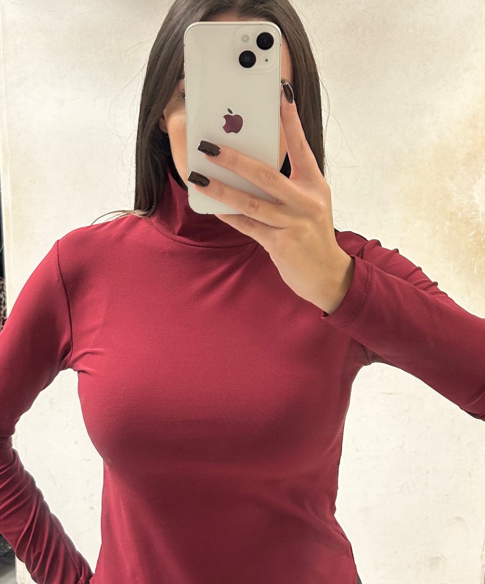 body a collo alto semplice