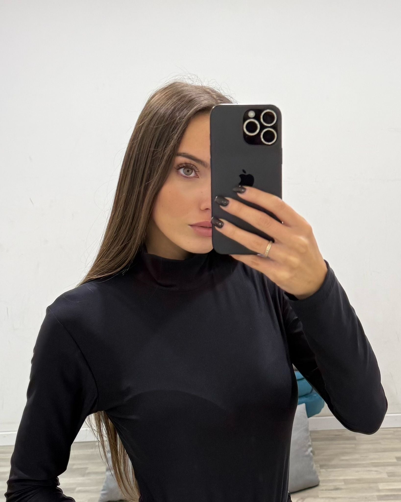 body a collo alto semplice