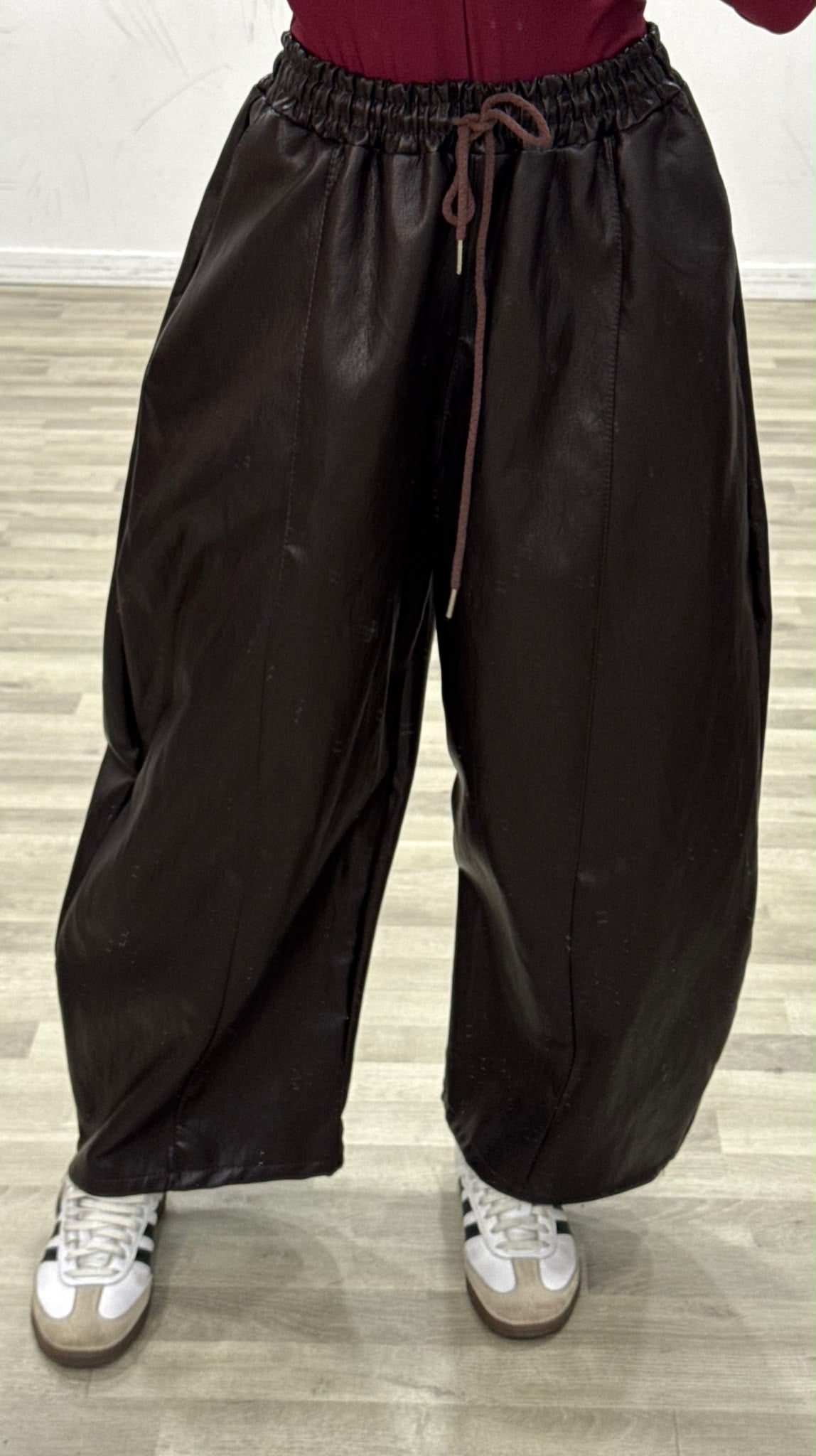 pantalone in ecopelle vicos