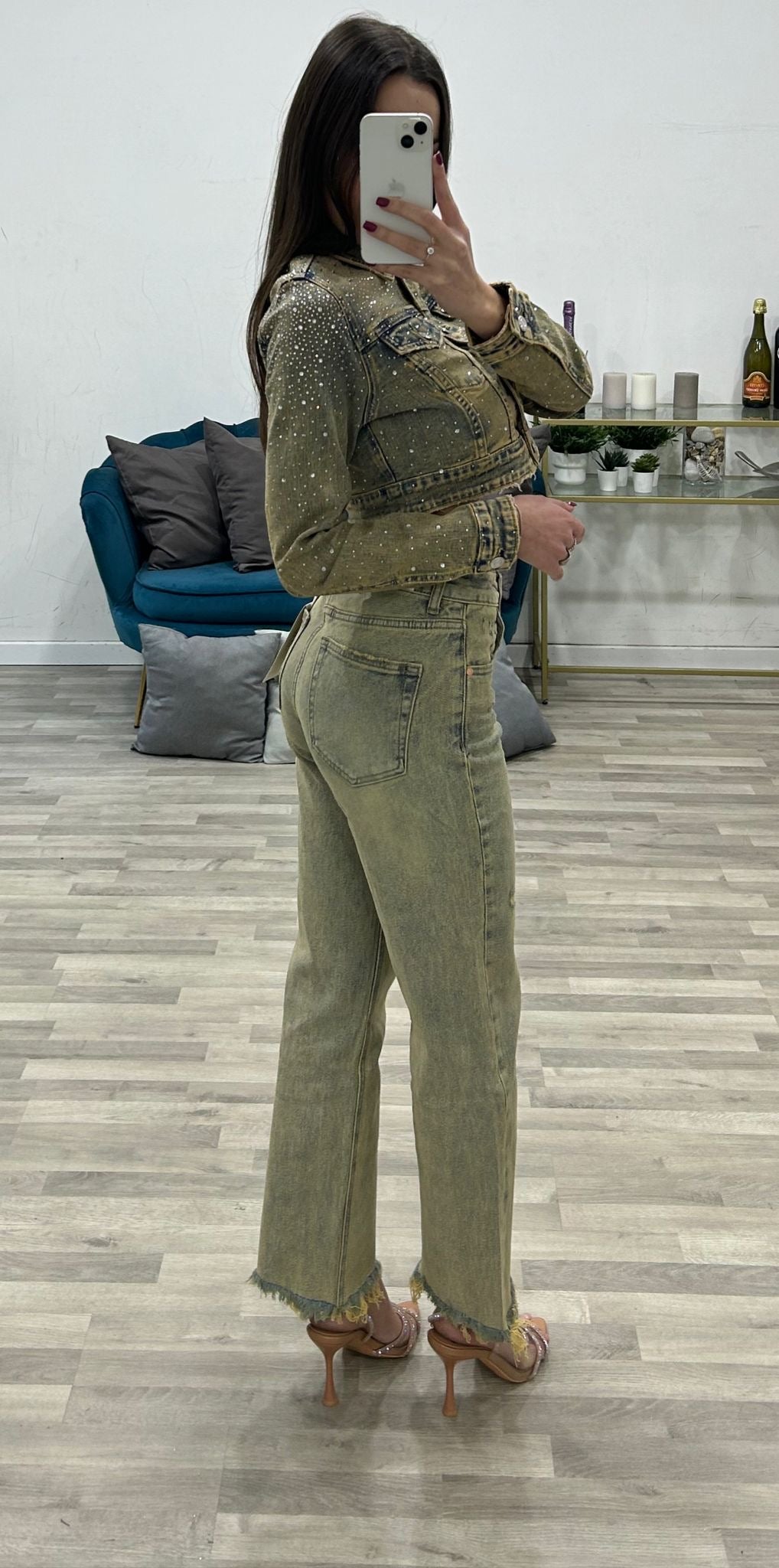jeans sfrangiato the'