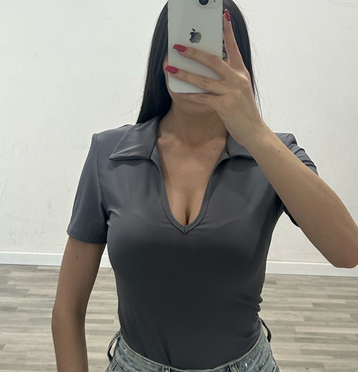 body a polo mezza manica