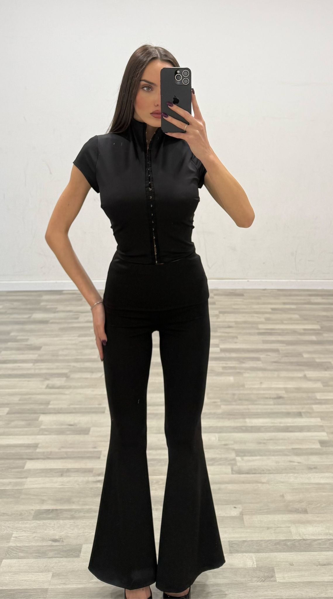 completo in licra con gancetti