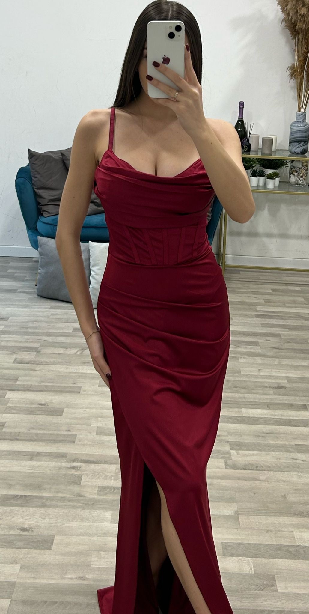 vestito raso chantal