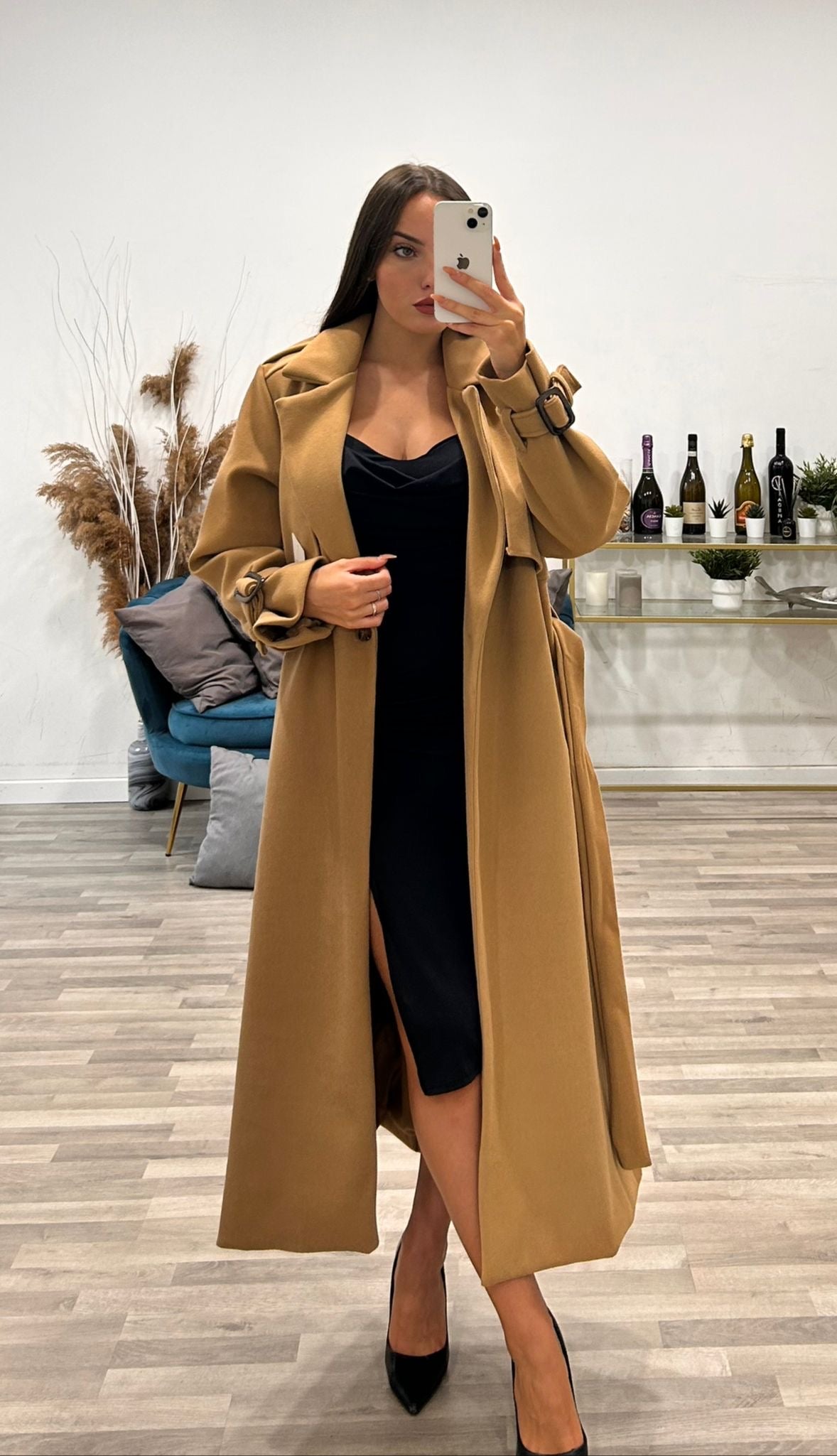 cappotto con cintura oslo