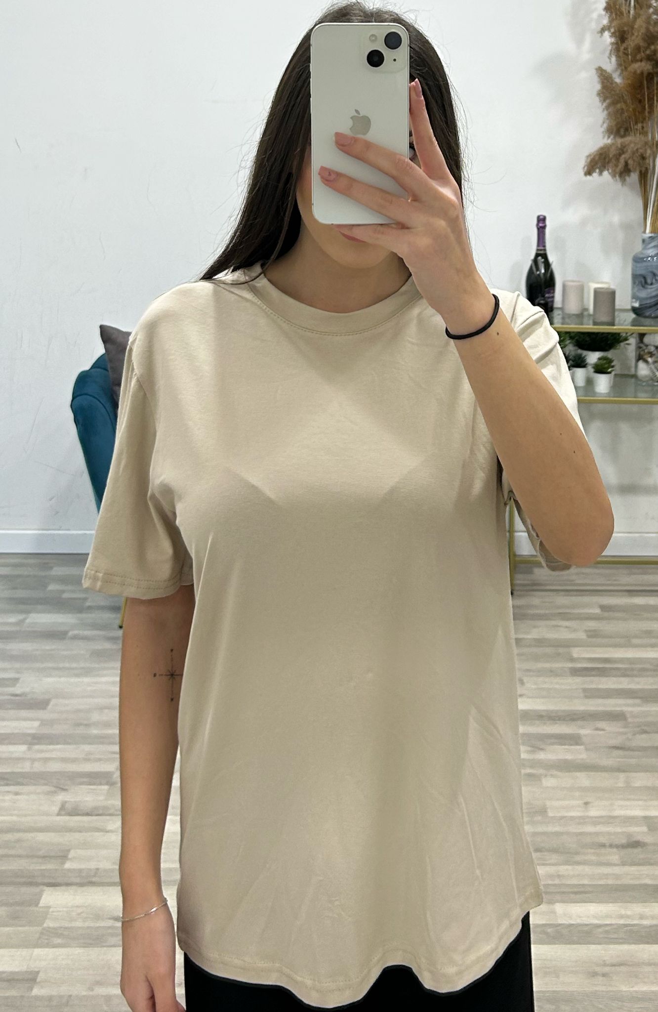 t-shirt over basic