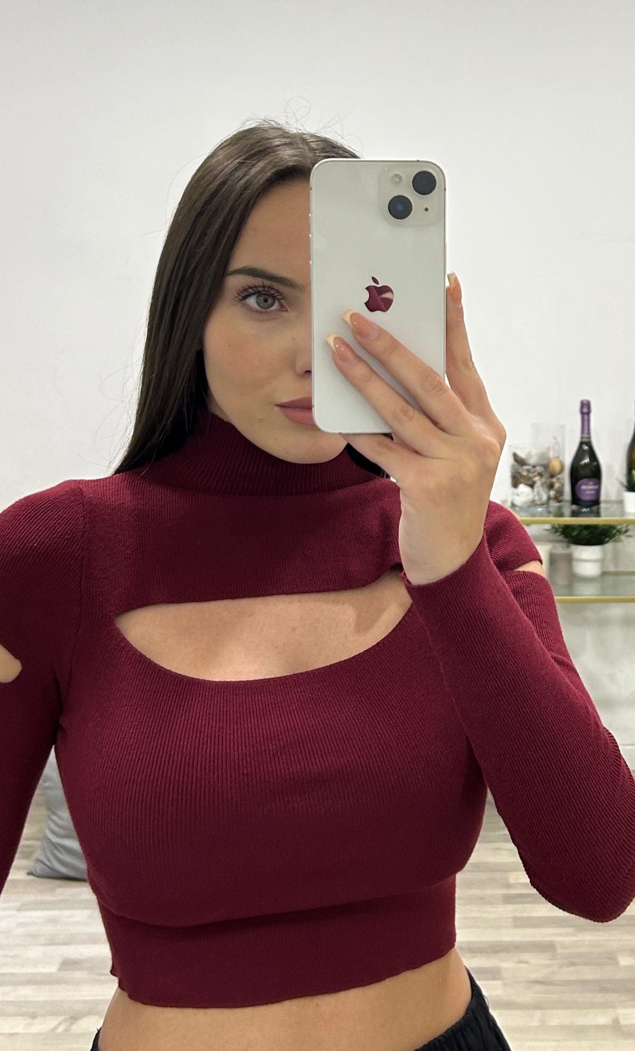 maglia lupetto spank
