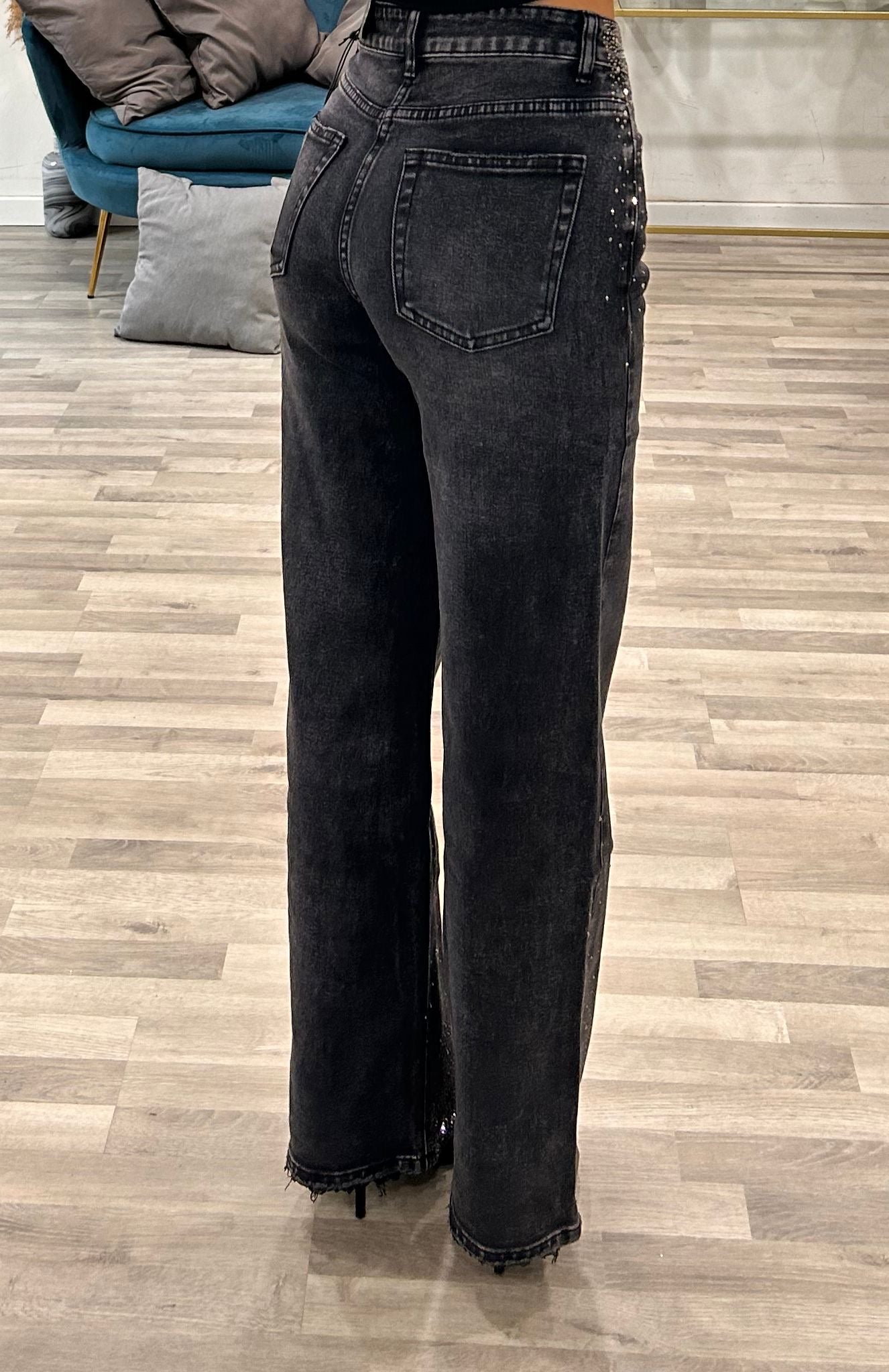 jeans palazzo nero bora bora
