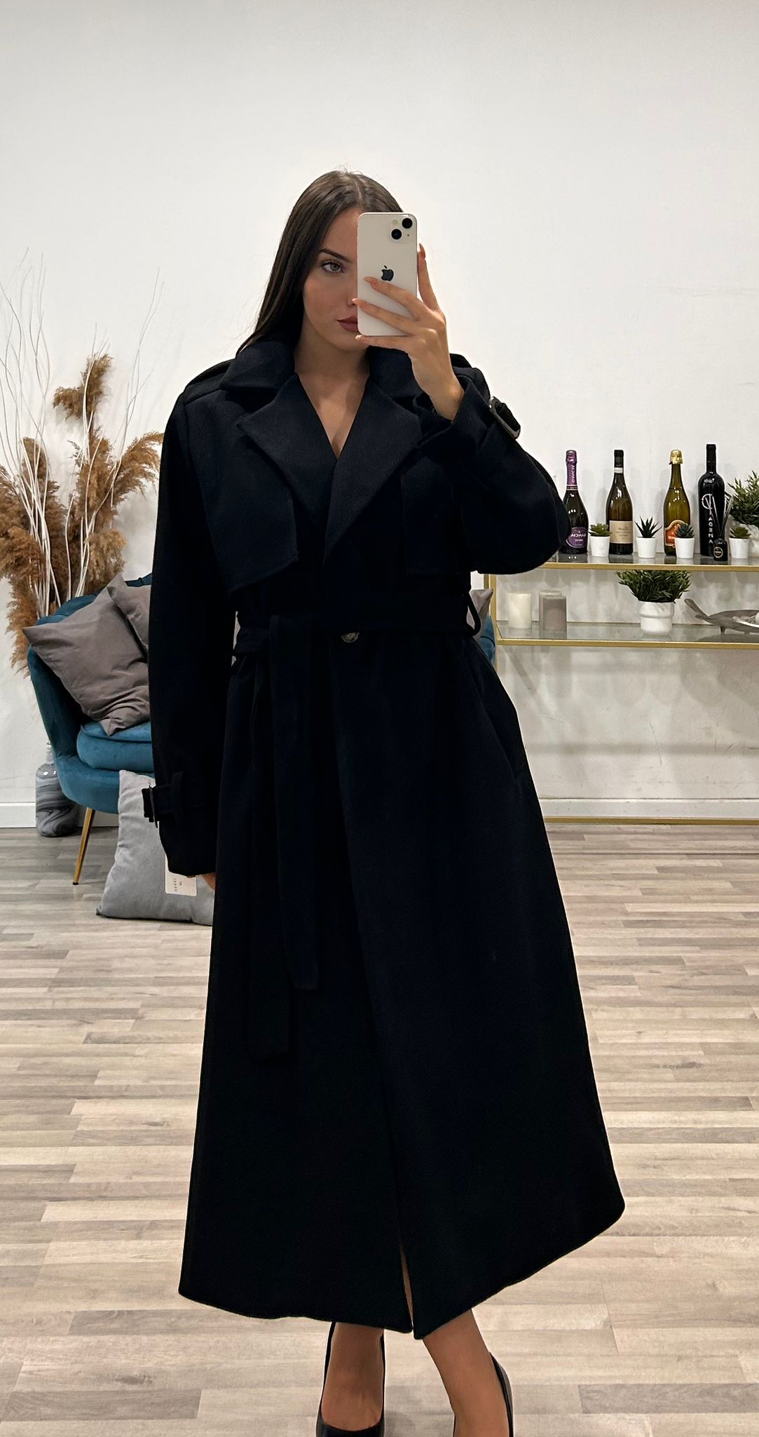 cappotto con cintura oslo
