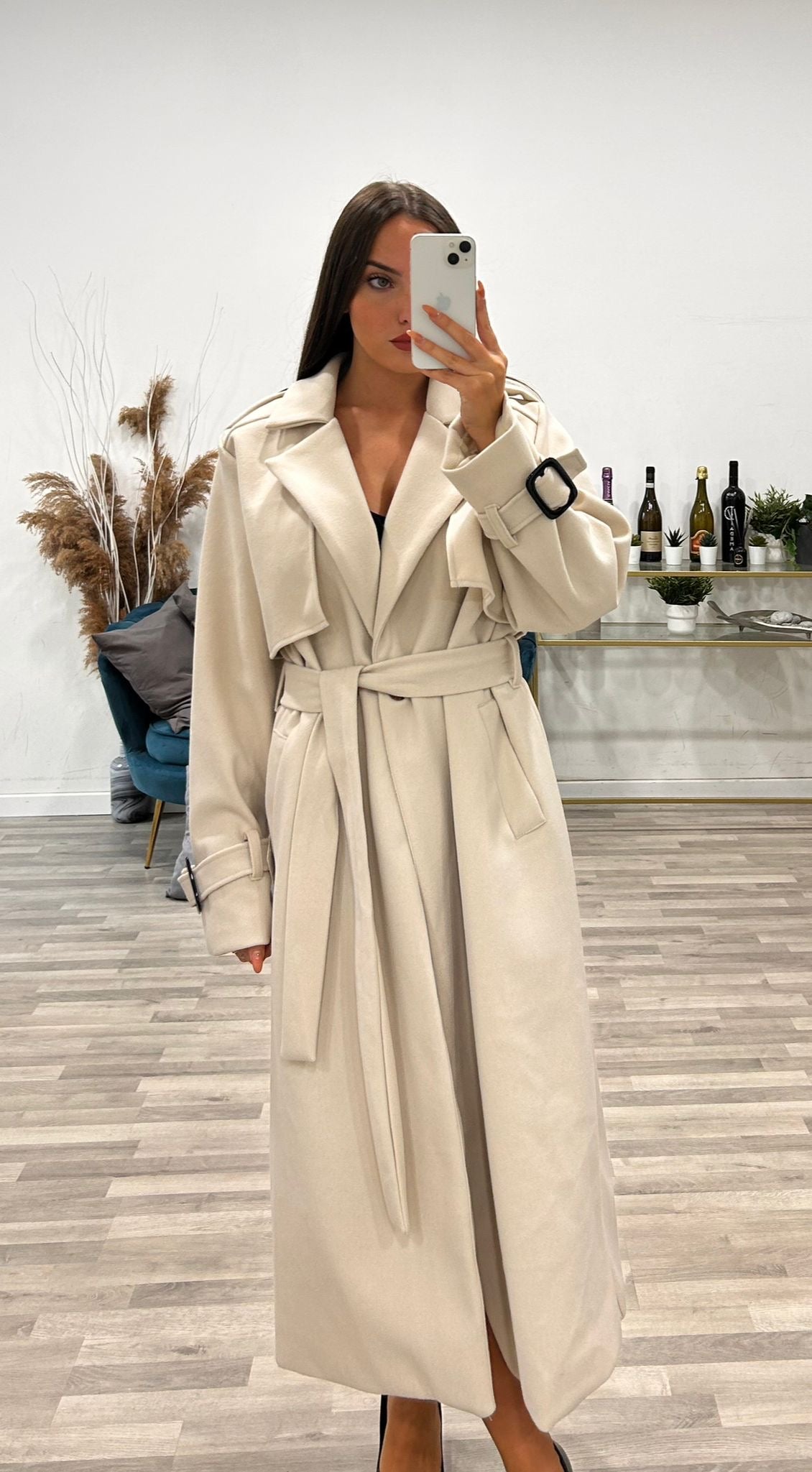 cappotto con cintura oslo