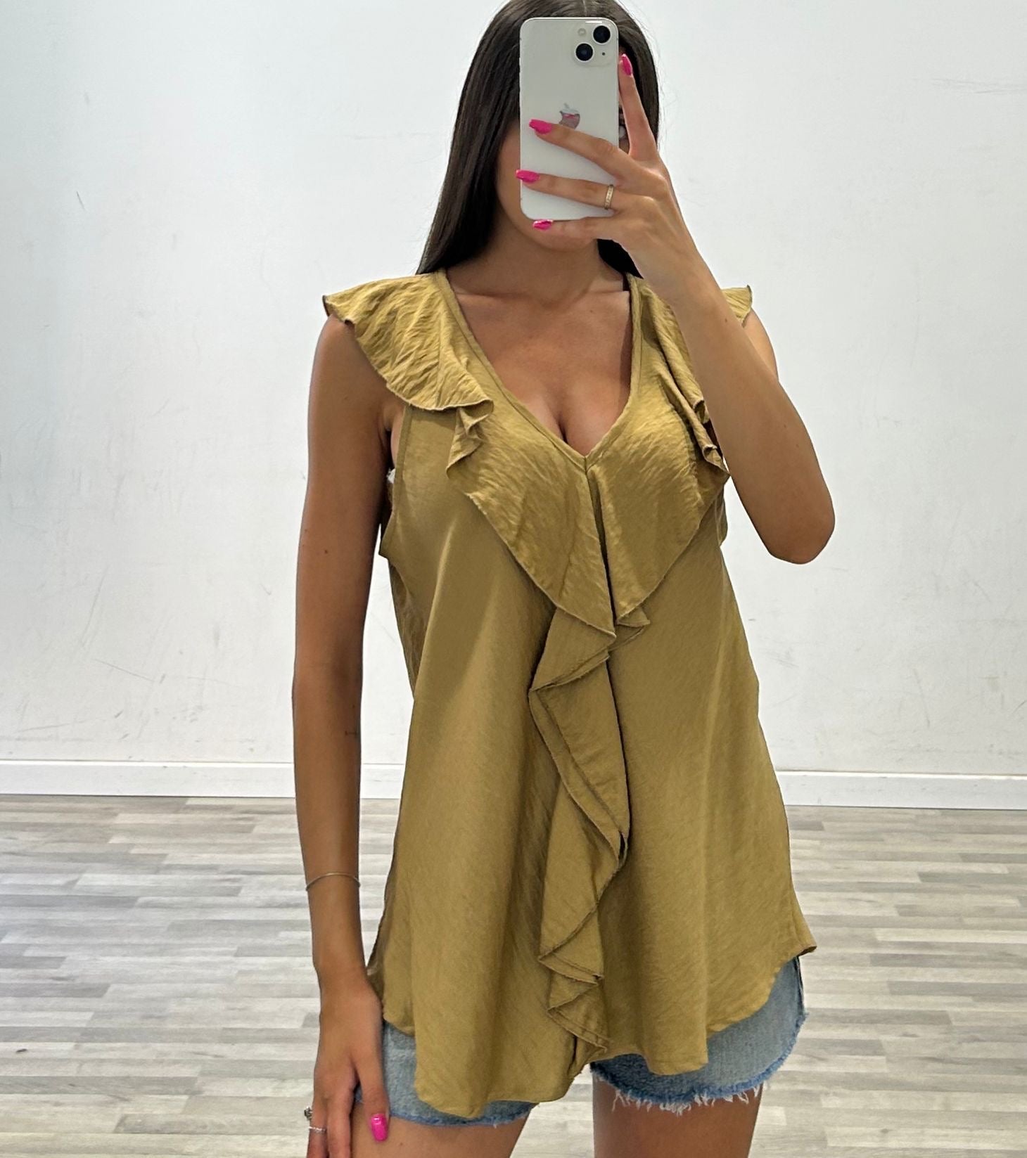 maglia con rouches