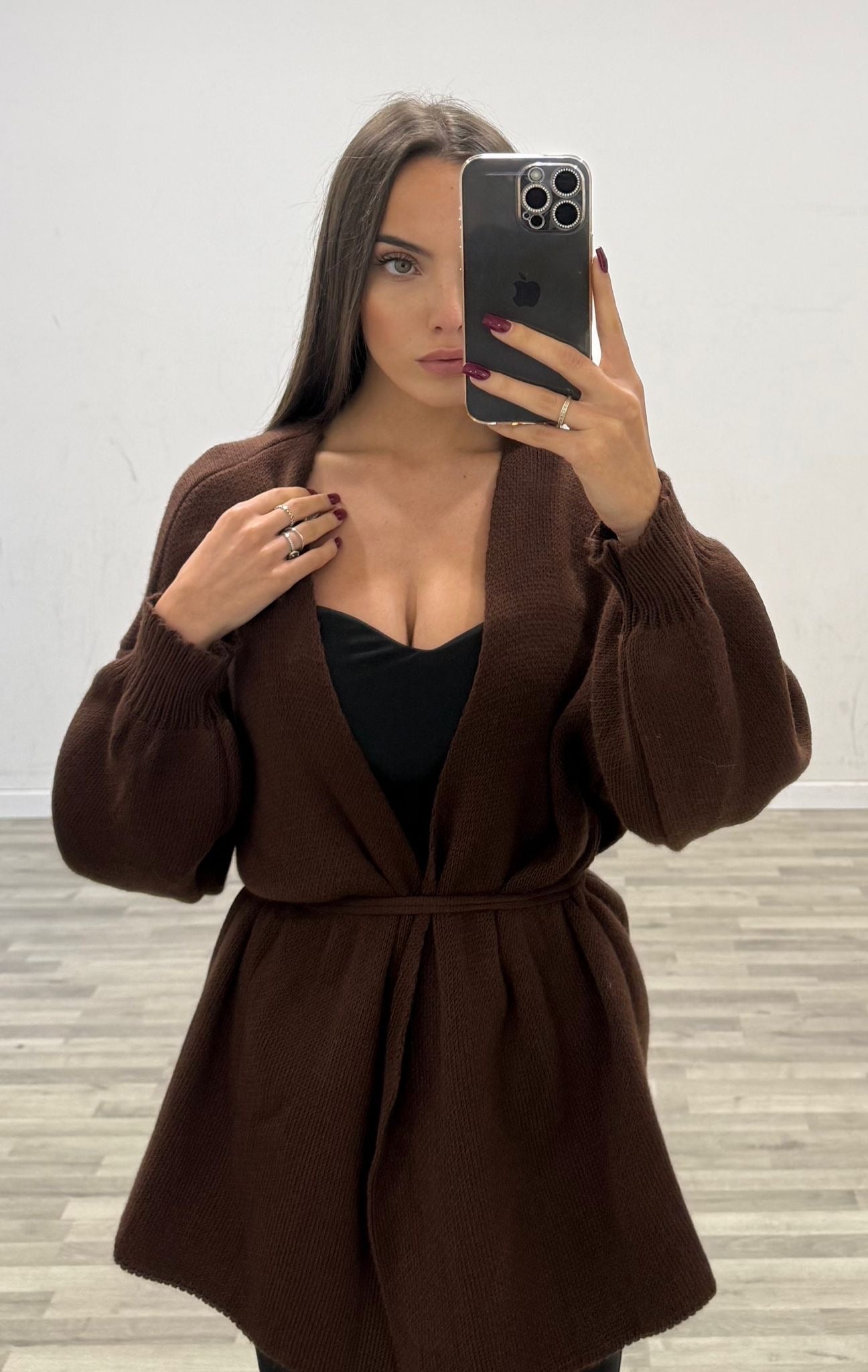 incrociatina di lana chiaia