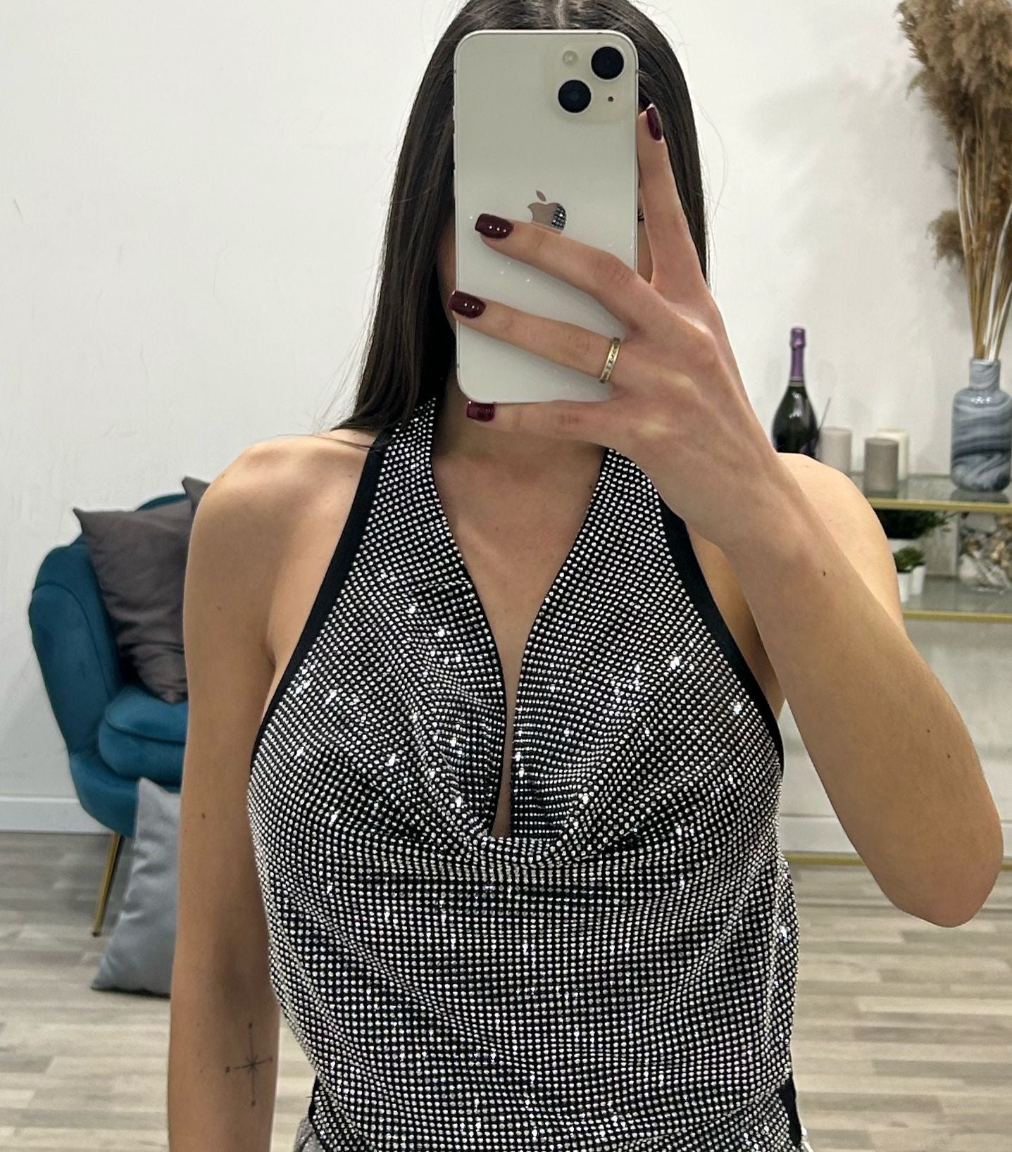 top scollo bavero loren