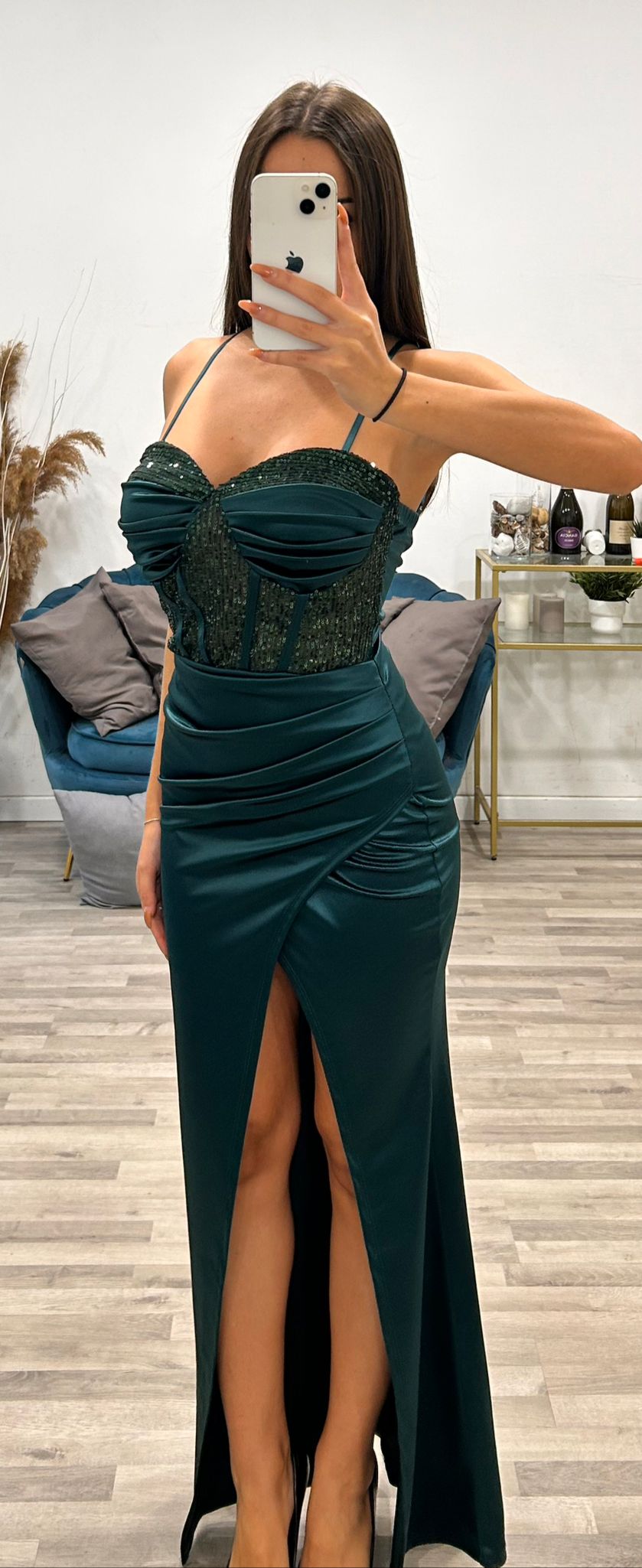 vestito new chantal con paillettes