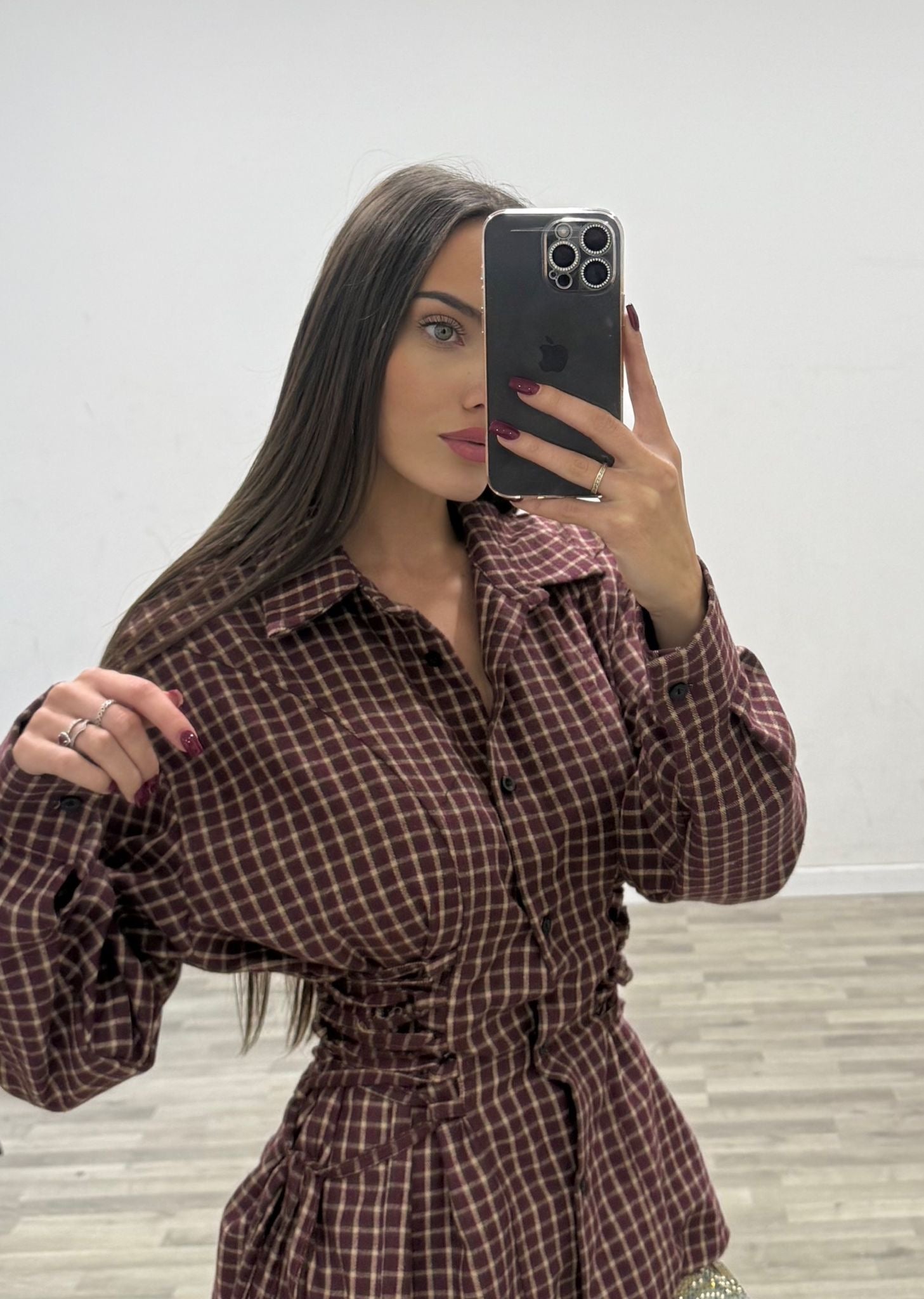 camicia arizona con lacci