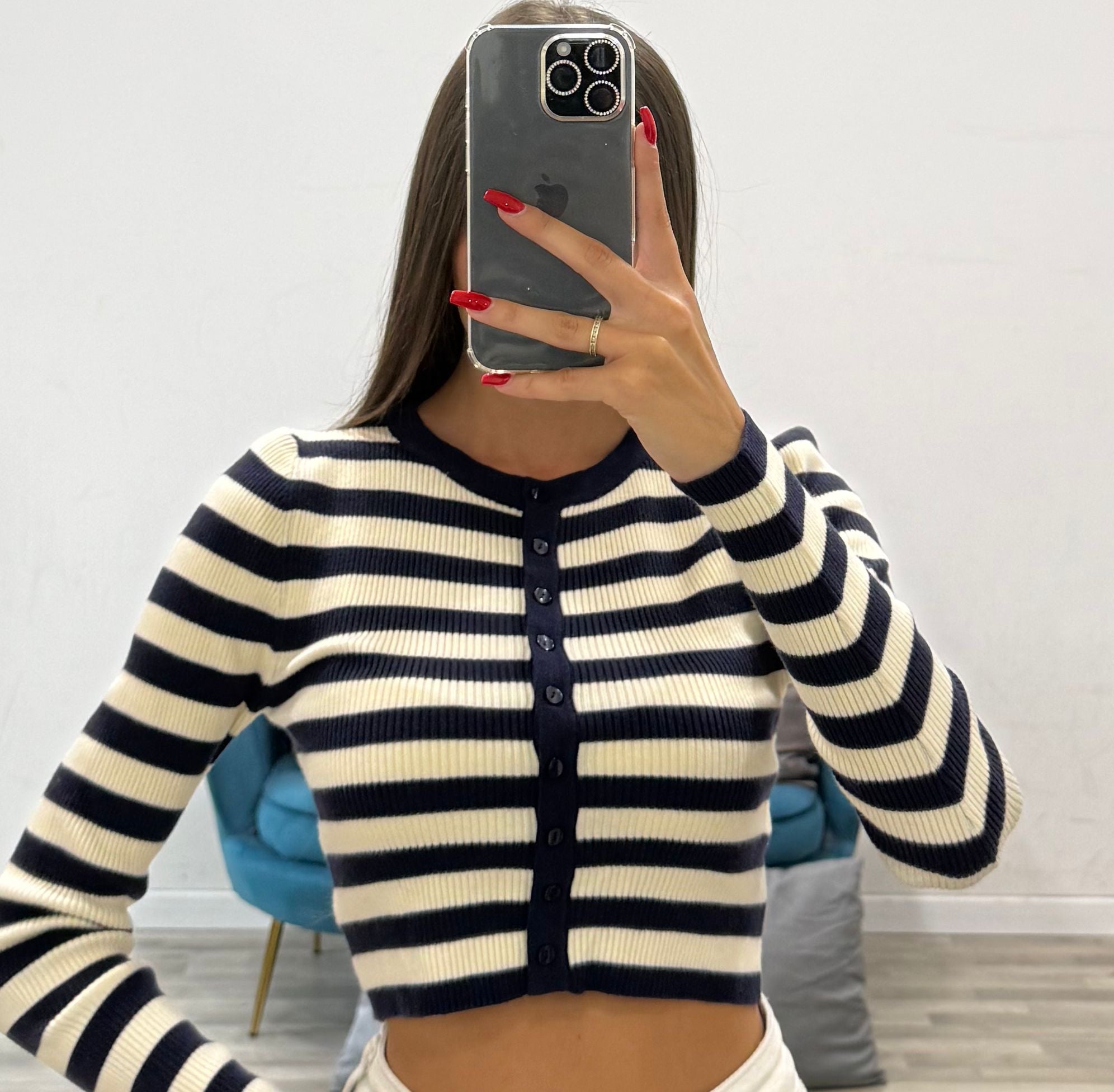 cardigan coreana rigato
