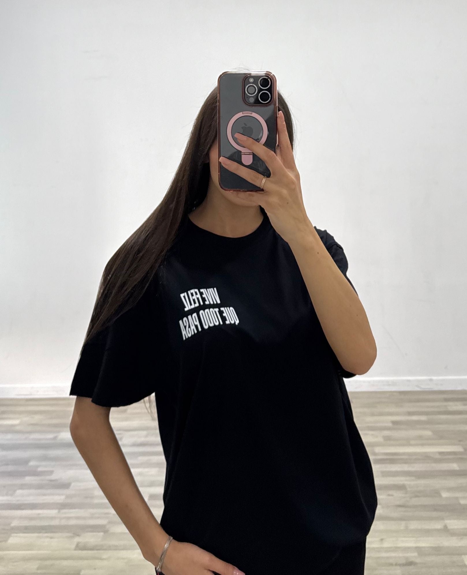 t-shirt vive feliz que todo pasa