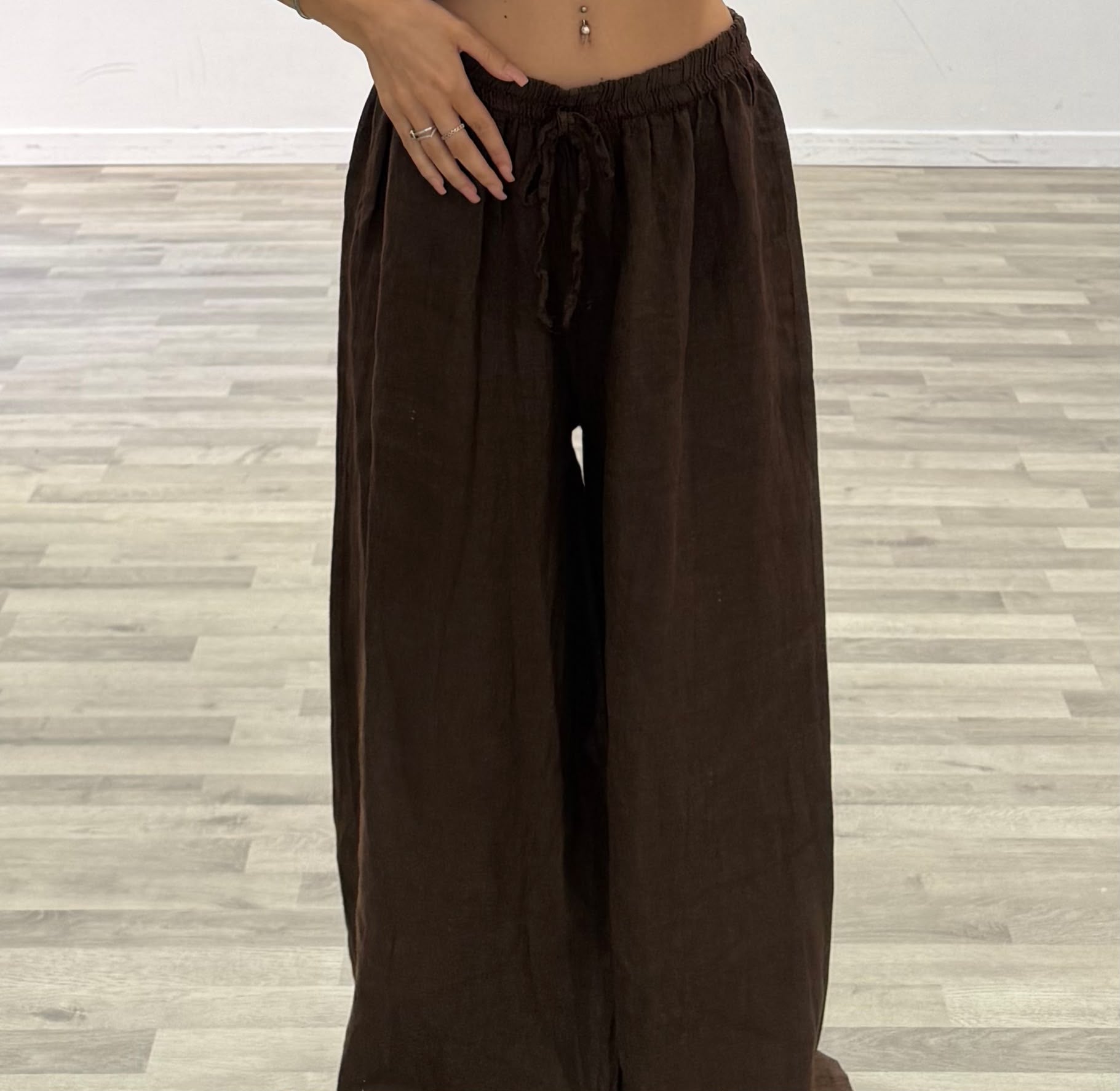 pantalaccio di lino capri