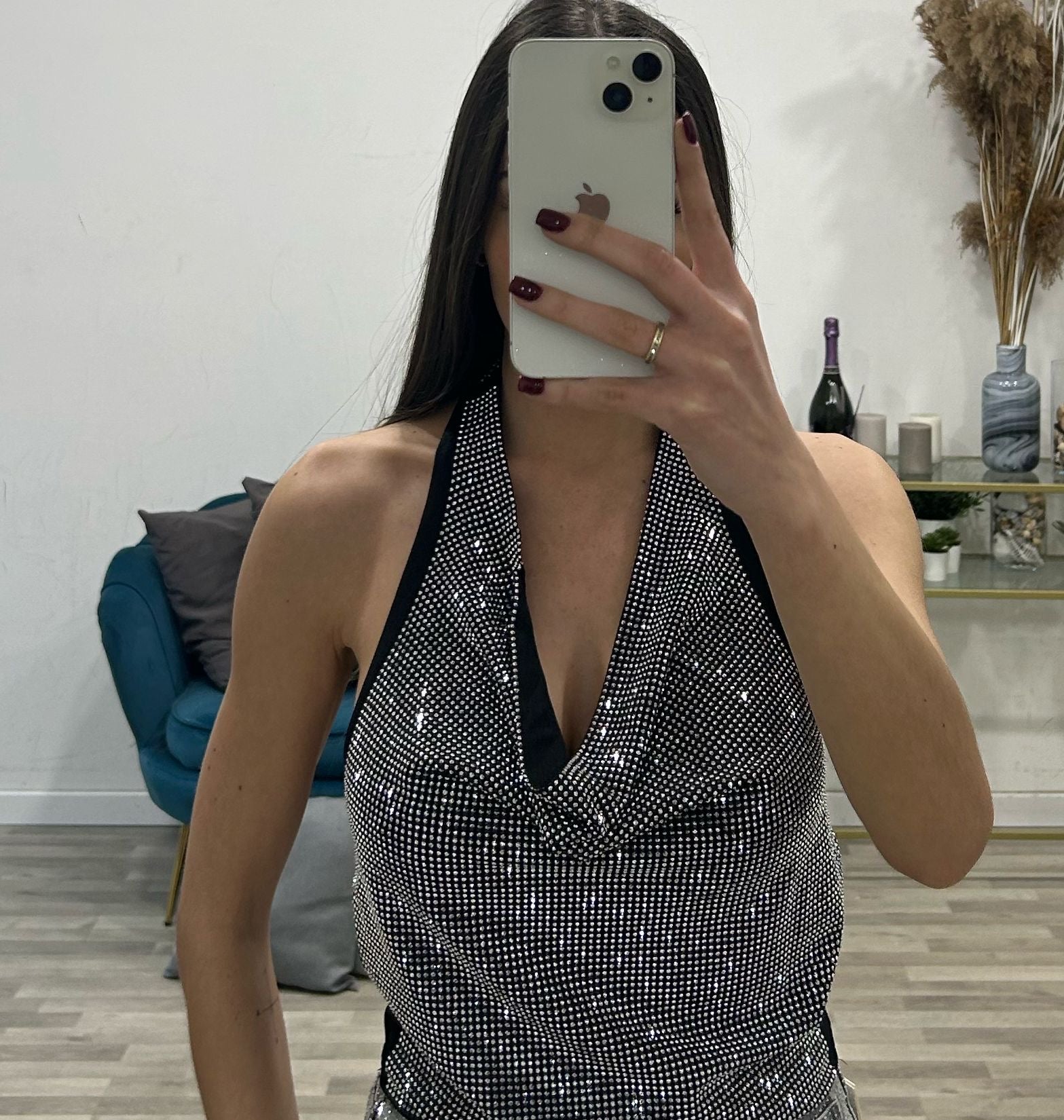 top scollo bavero loren