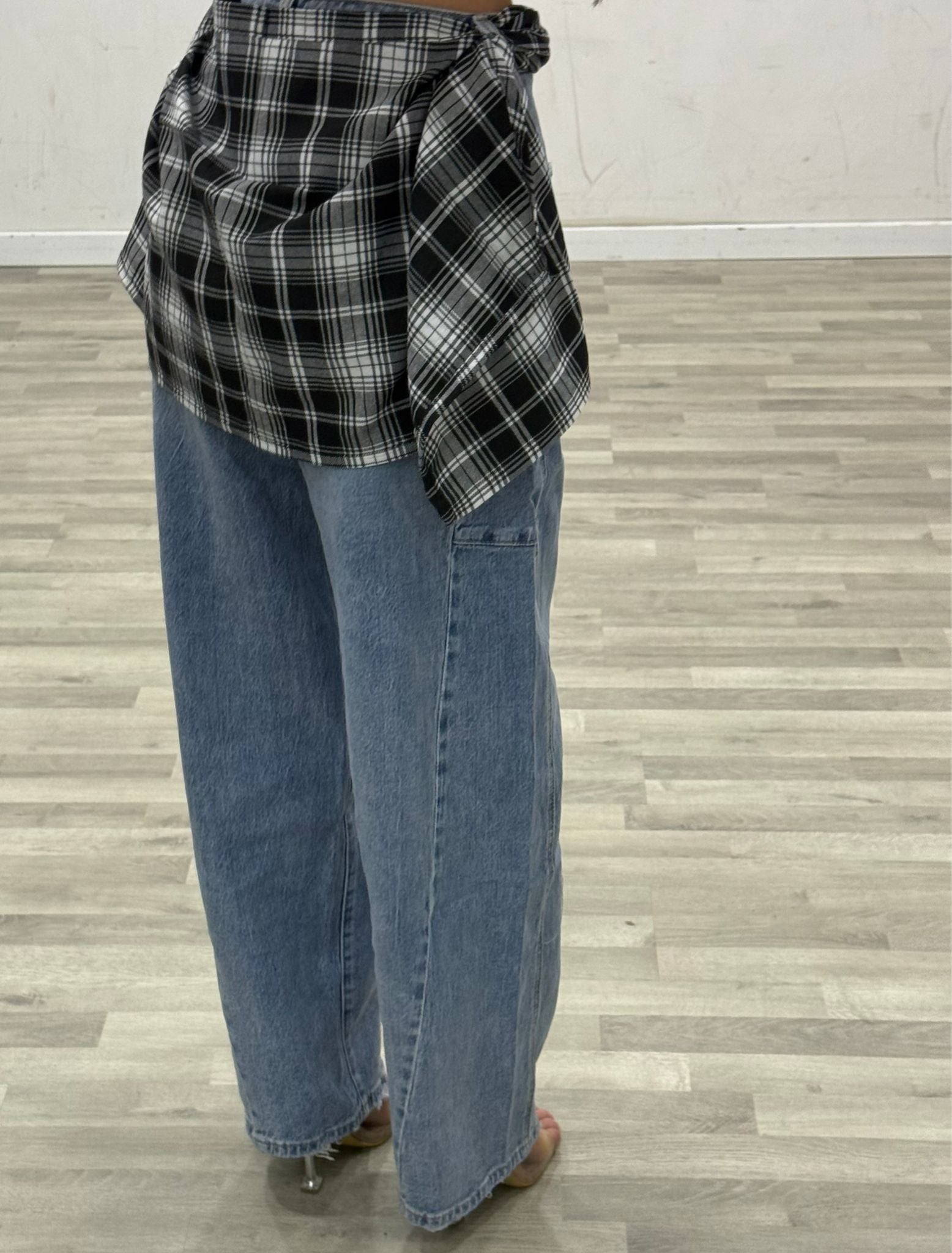 jeans con fular malu'