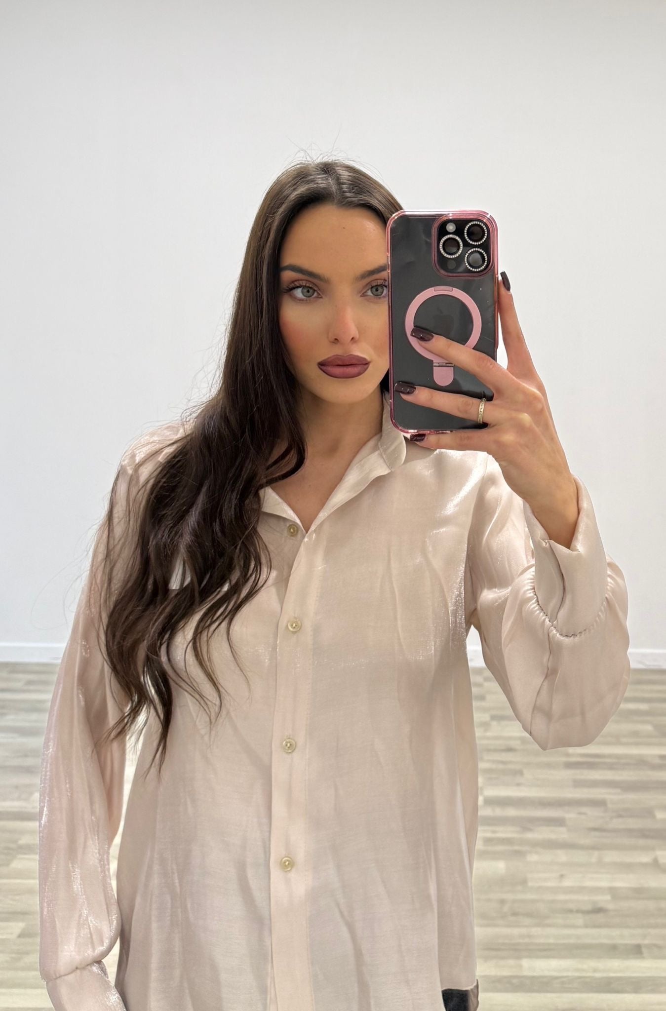 camicia raso lucida emily