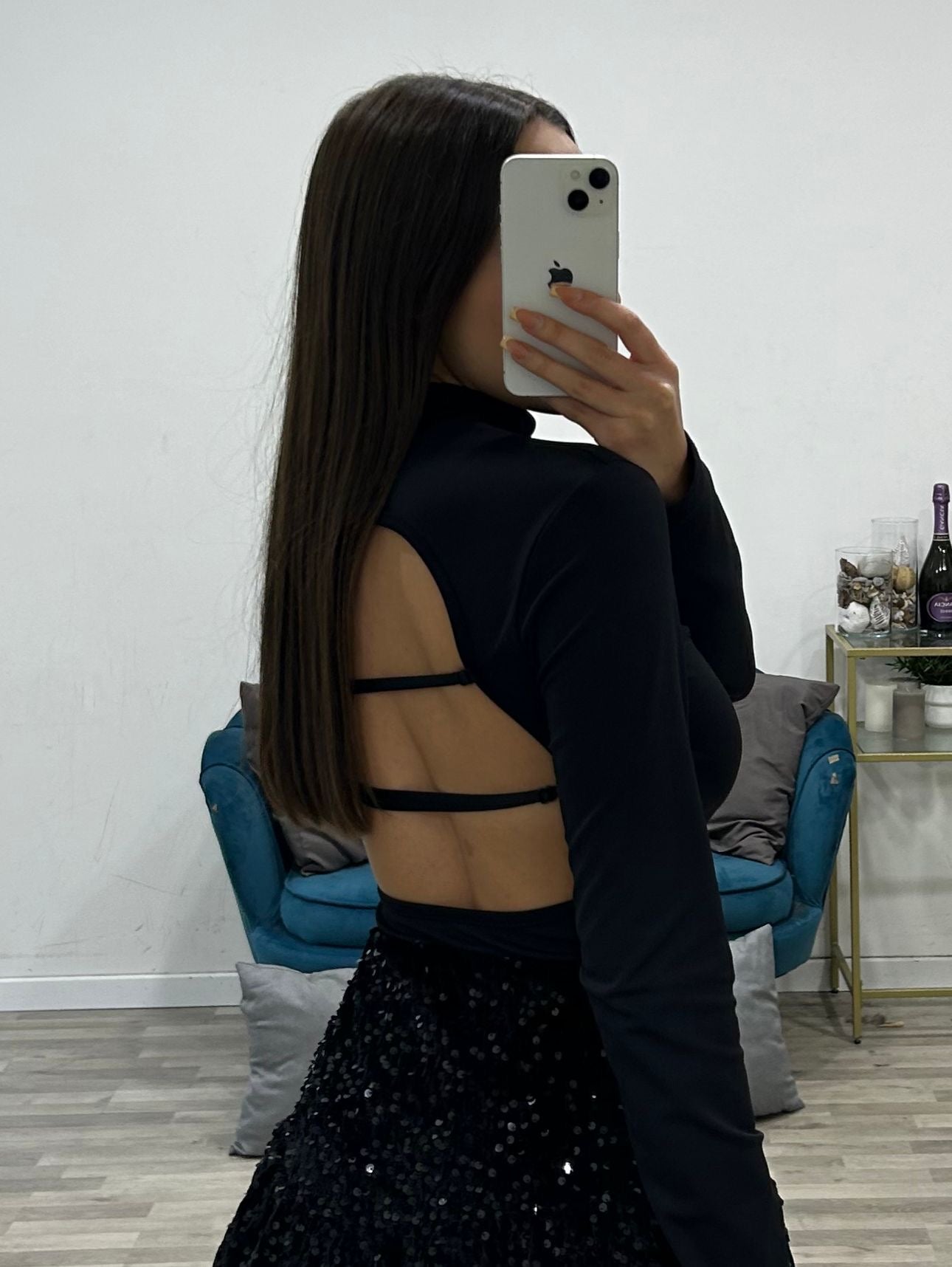 body lupetto scollato dietro