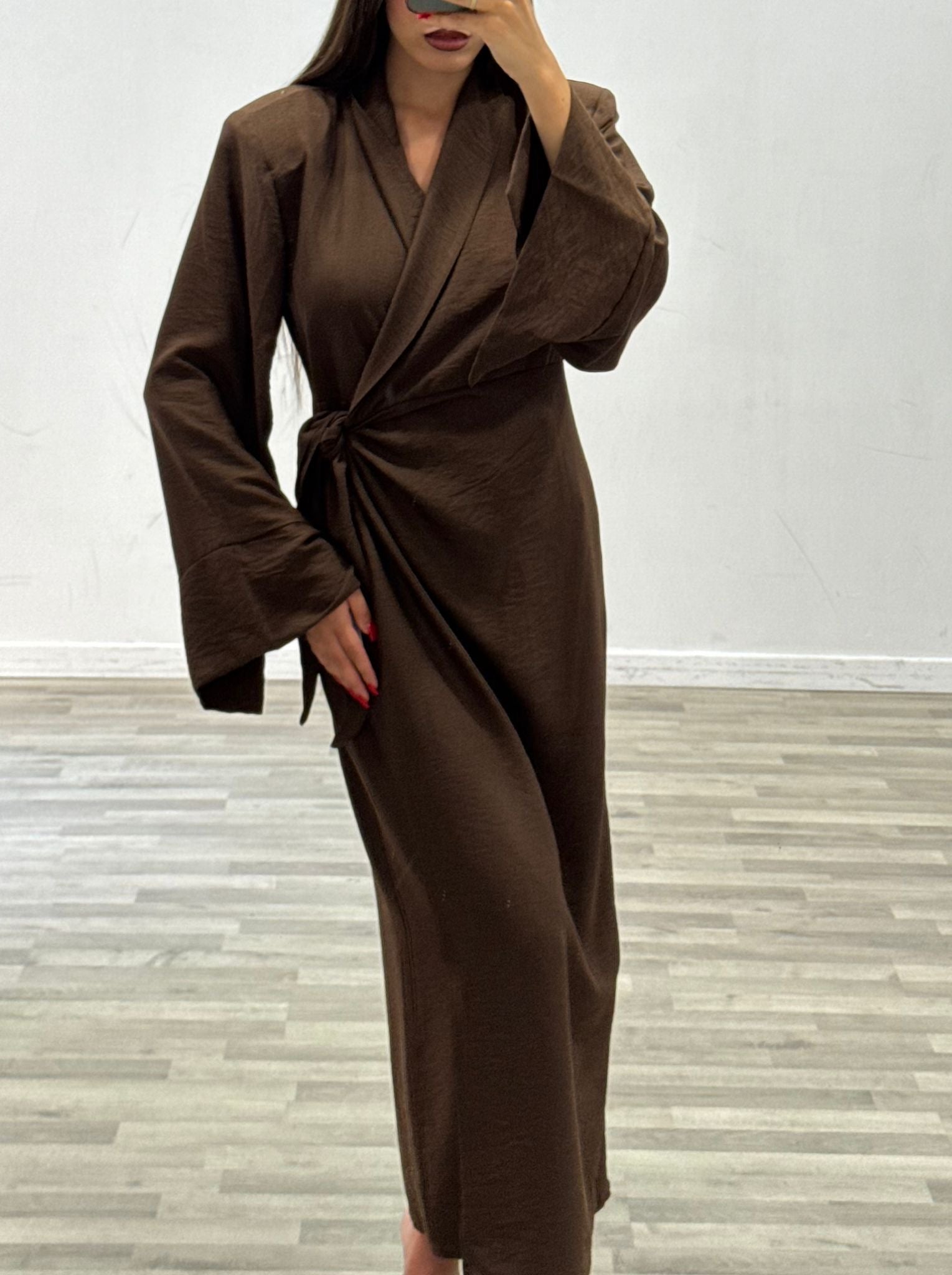 vestito incrociato lea