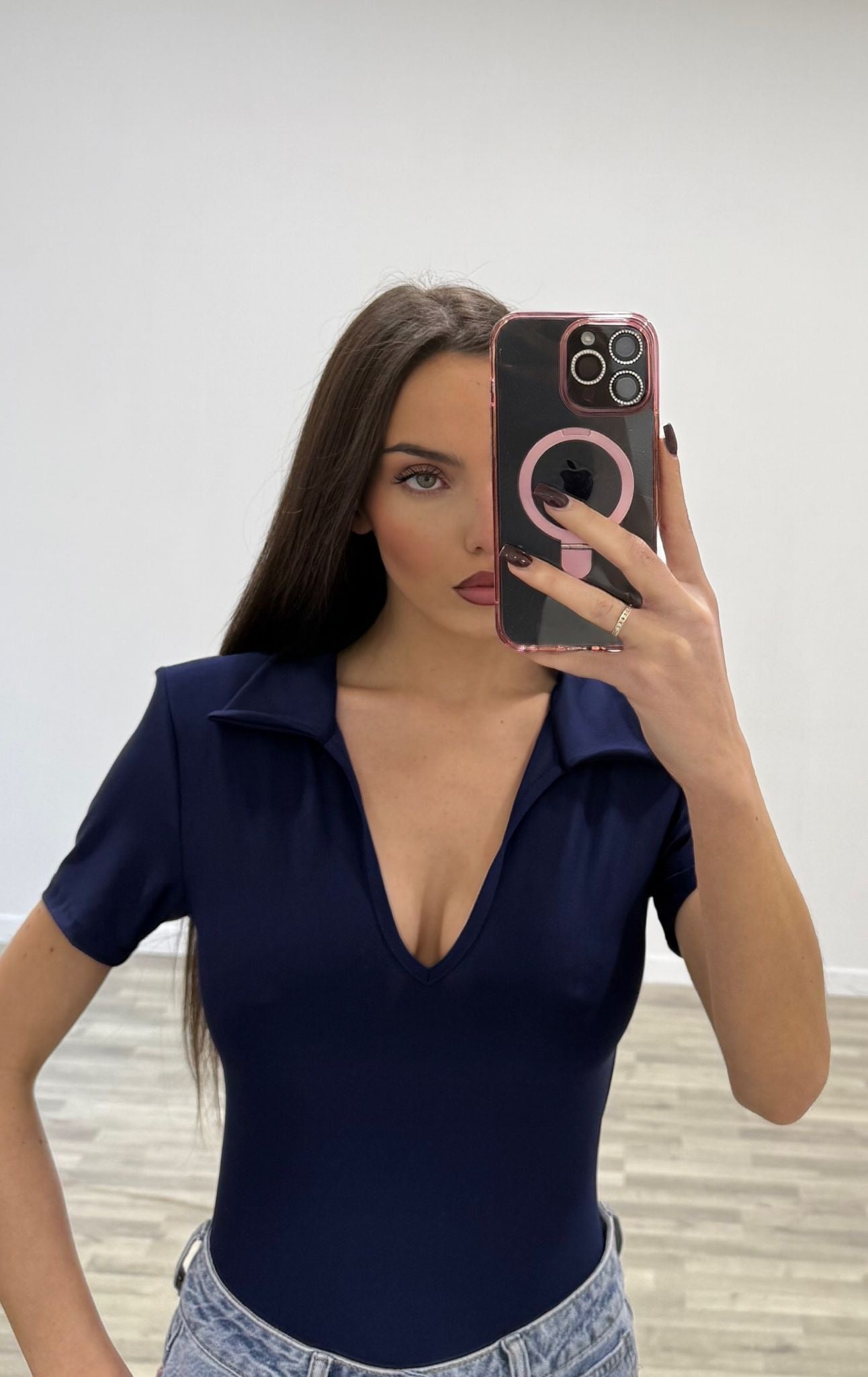 body a polo mezza manica