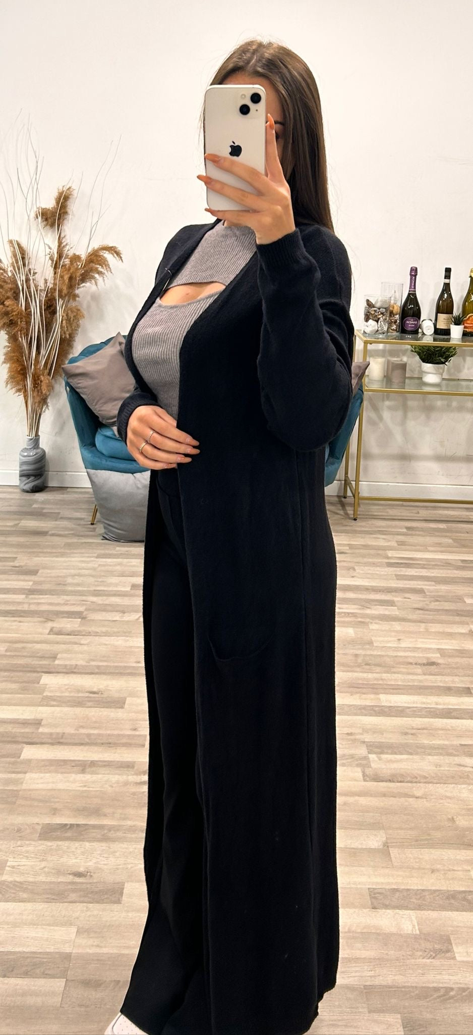 cardigan con cappuccio zs