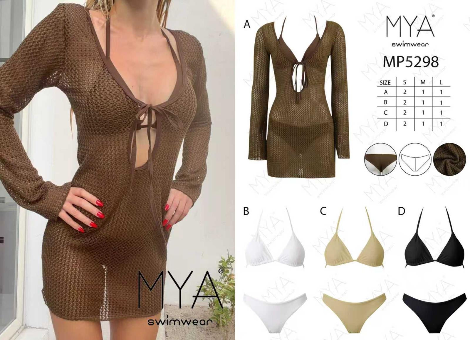 costume con vestitino traforato