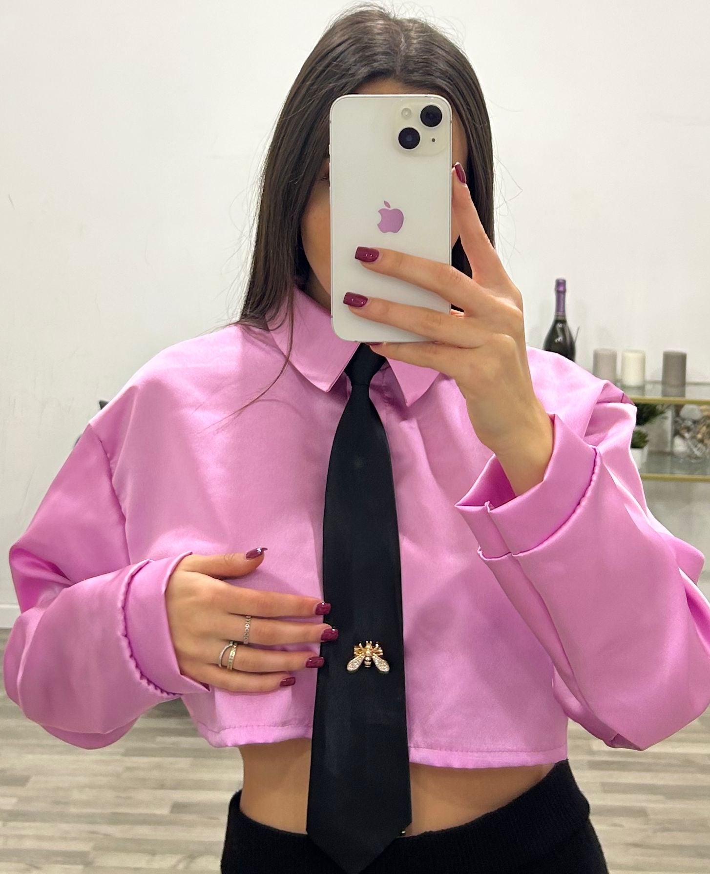 camicia con cravatta