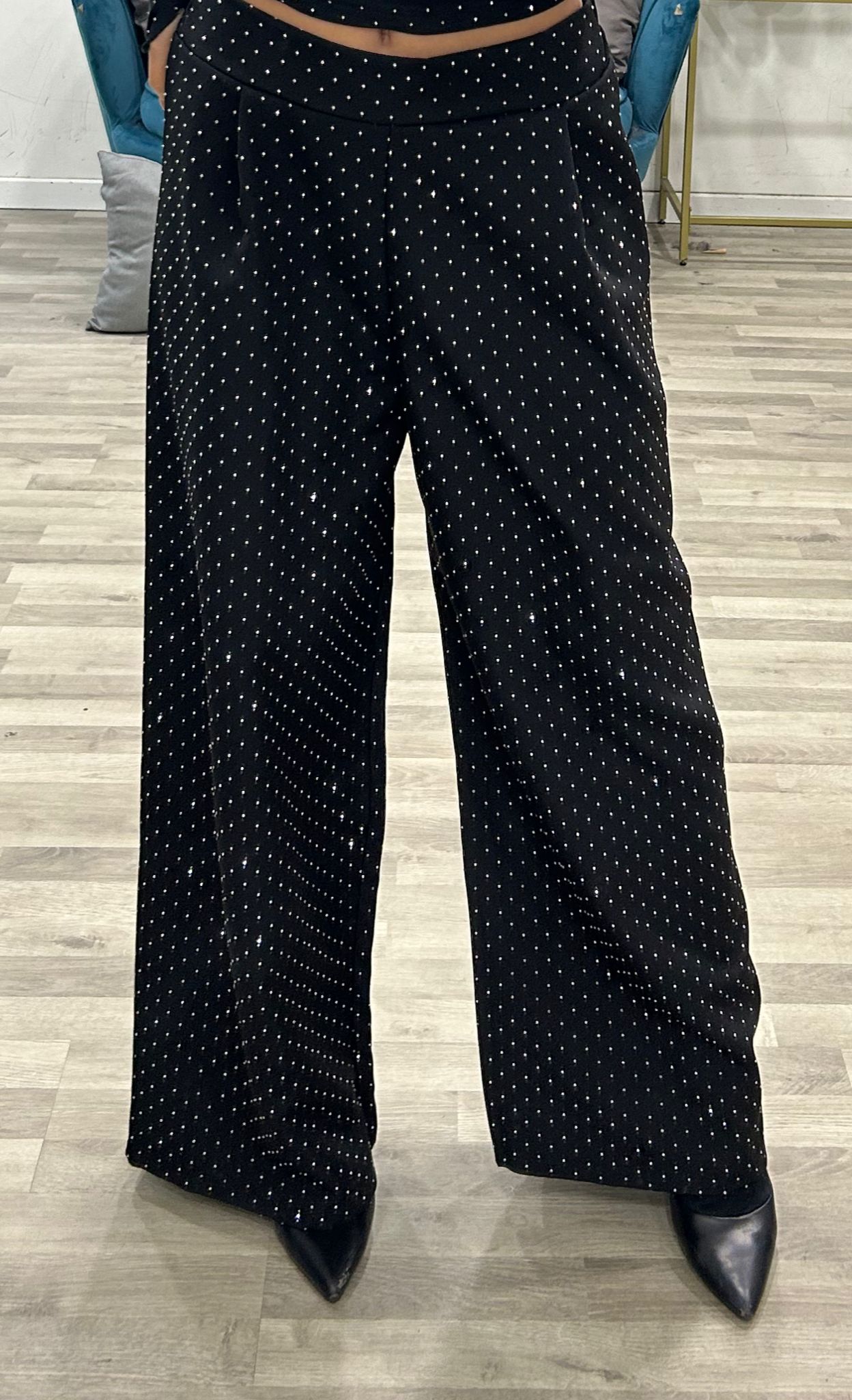 pantalone con brillantini good price