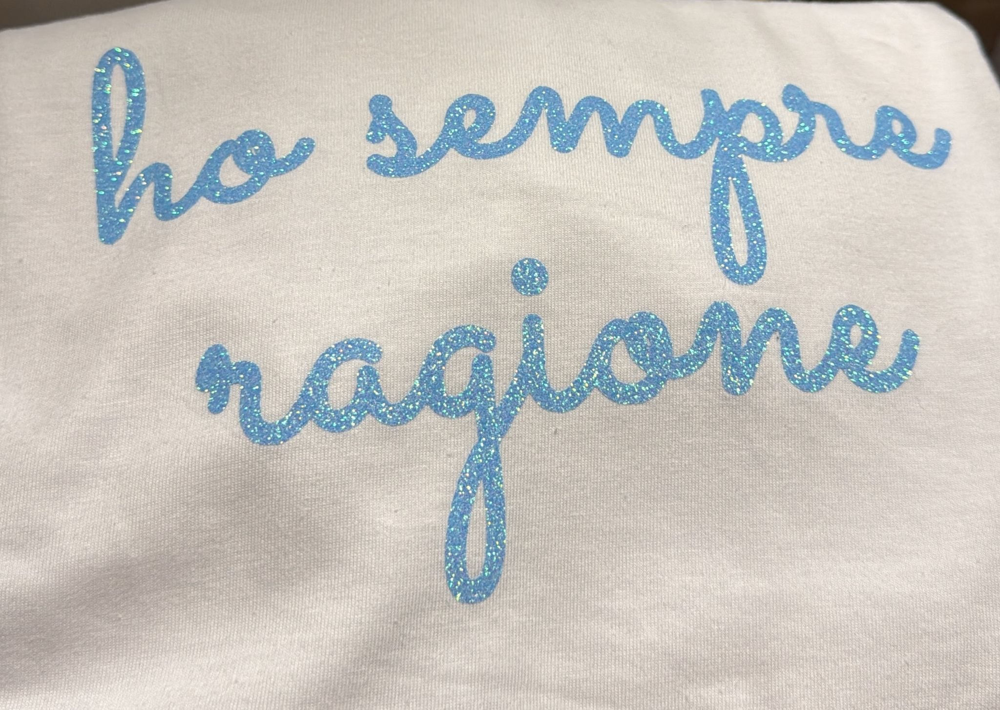 t-shirt ho sempre ragione