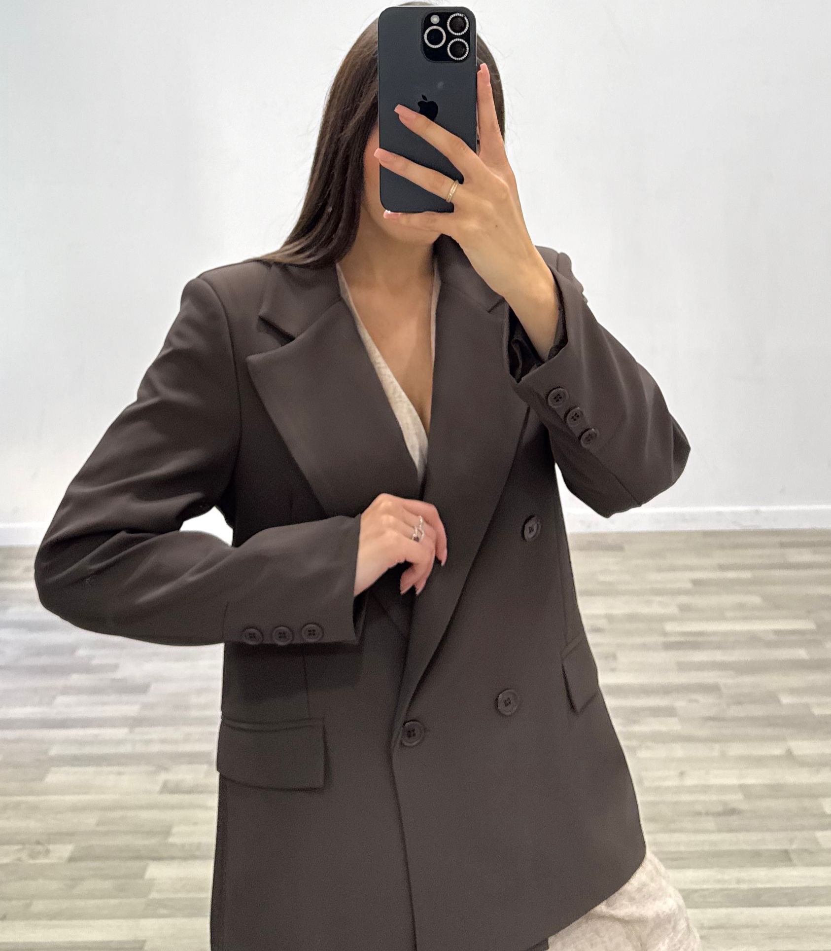 giacca brown