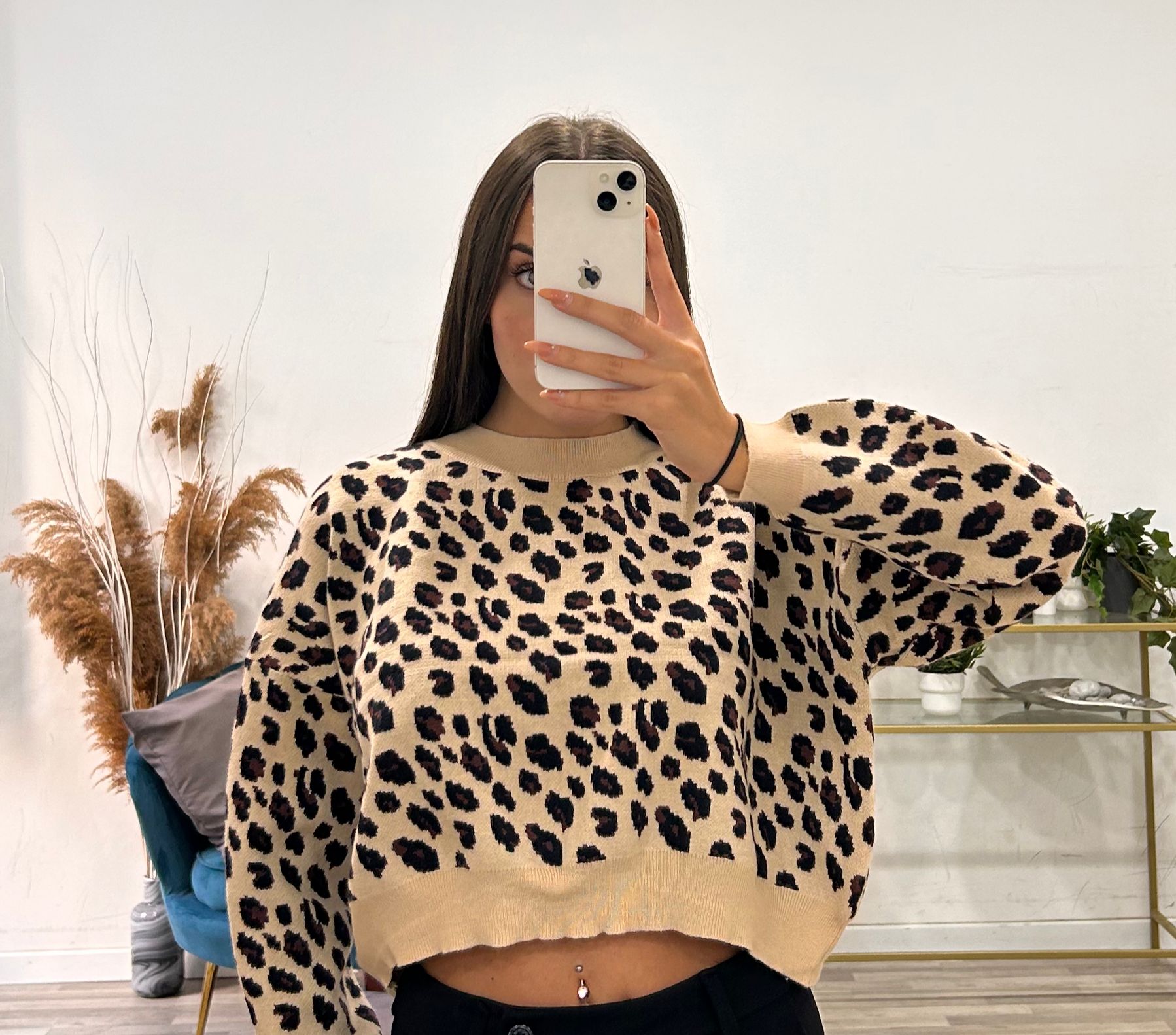 maglia leopardata zsstudio