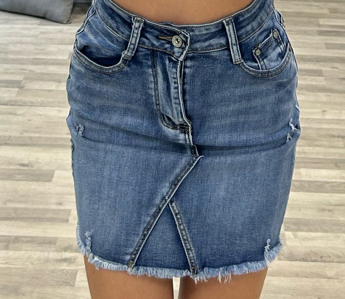 gonna midi di jeans desy