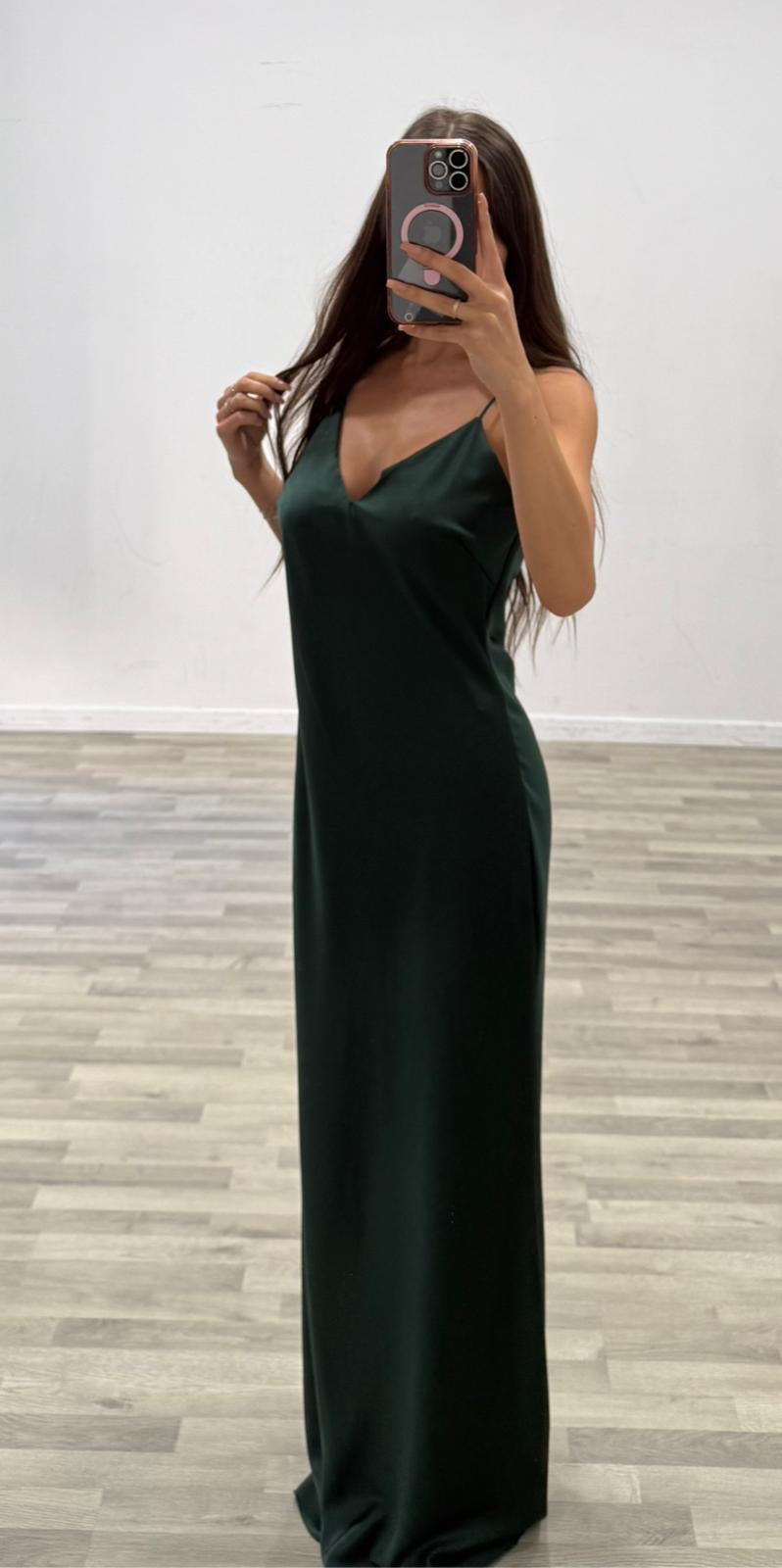 vestito in raso emily