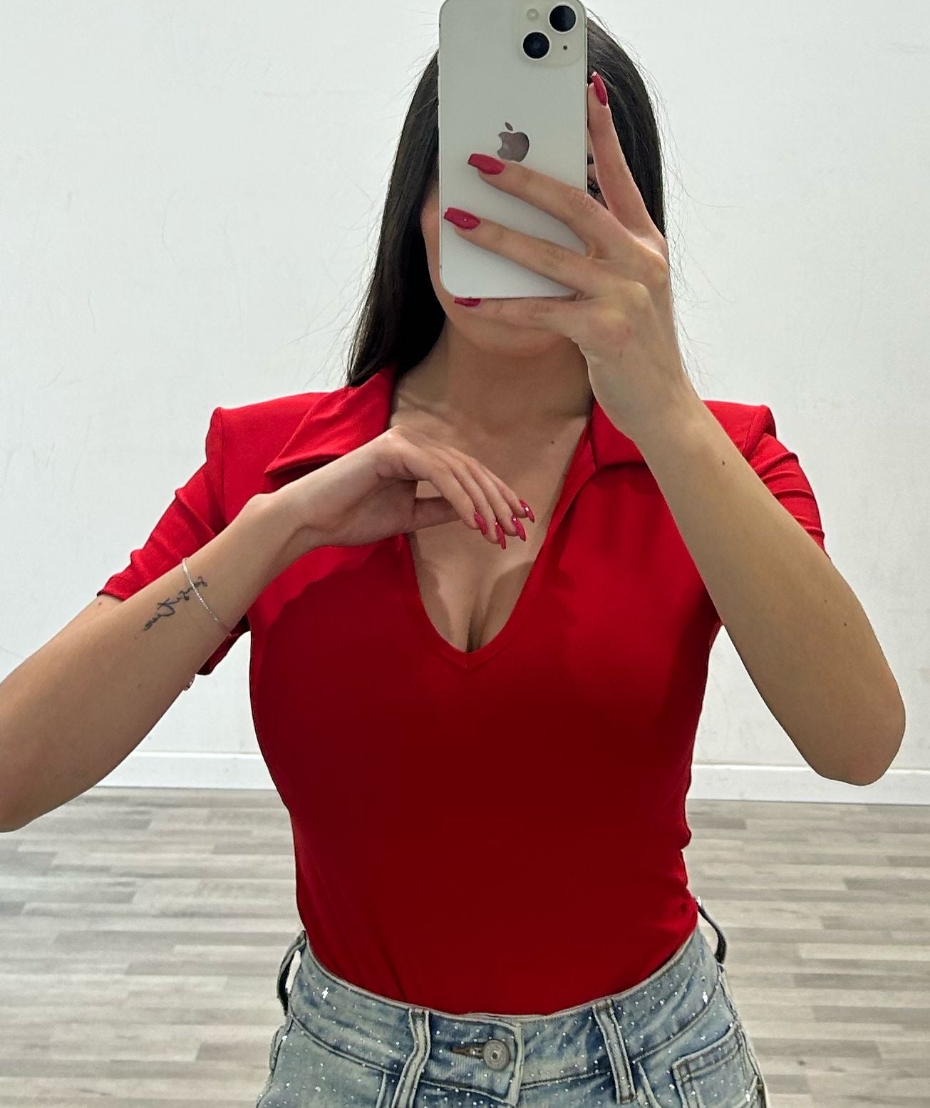 body a polo mezza manica