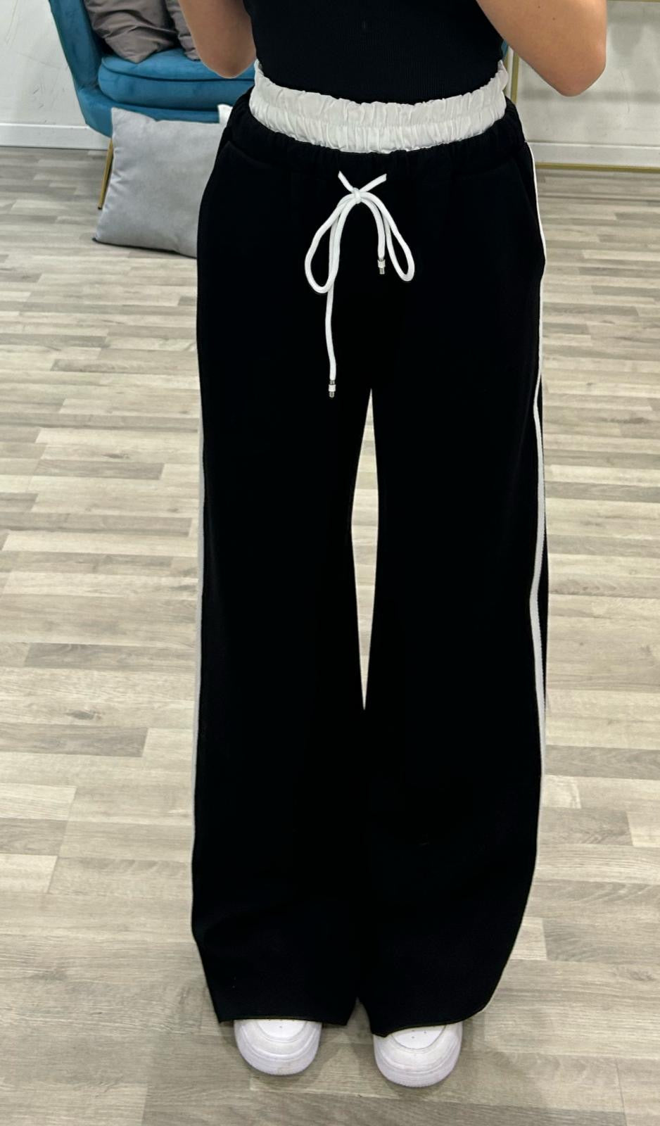 pantalone con molla black