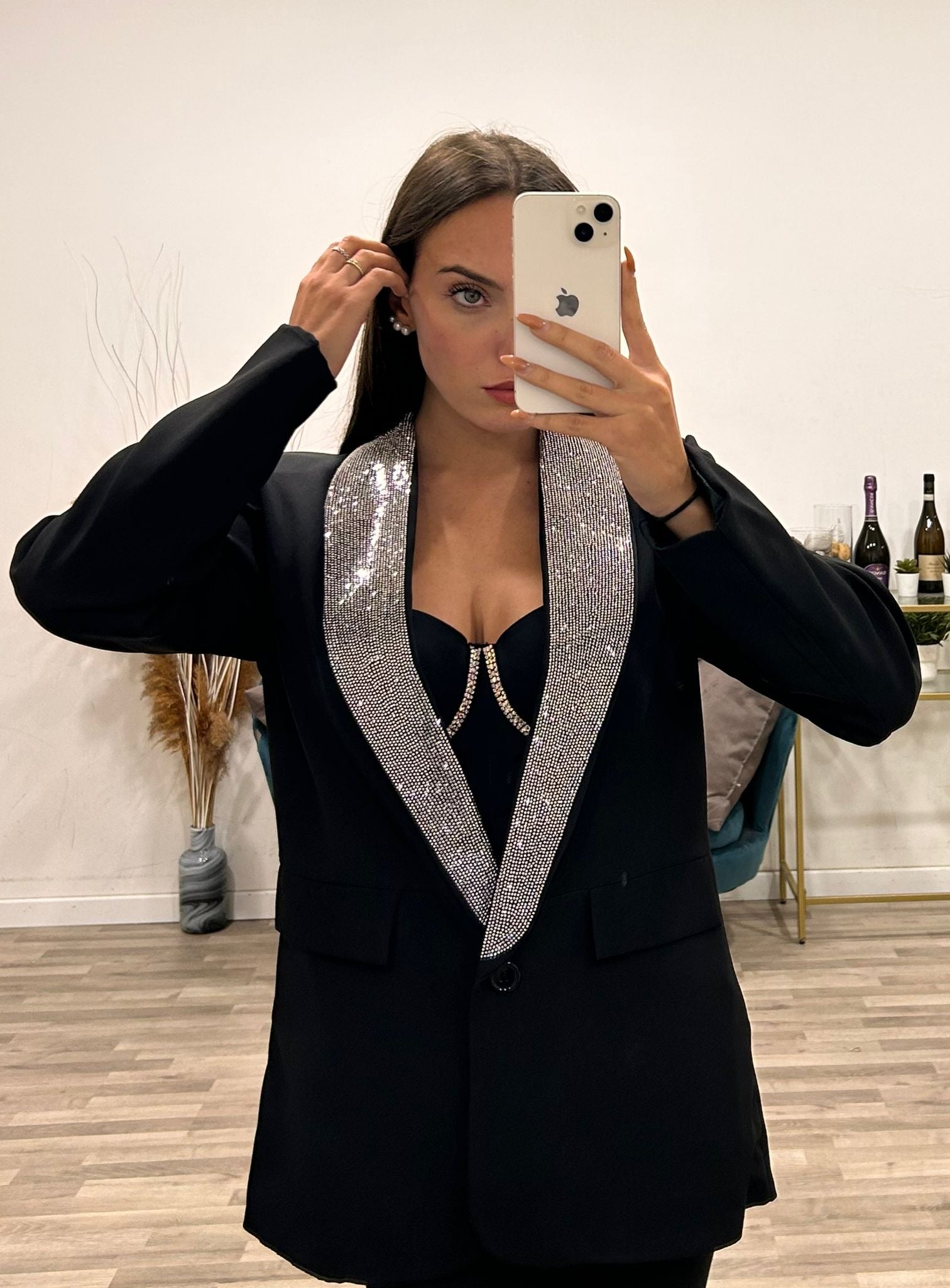 giacca con brillantini