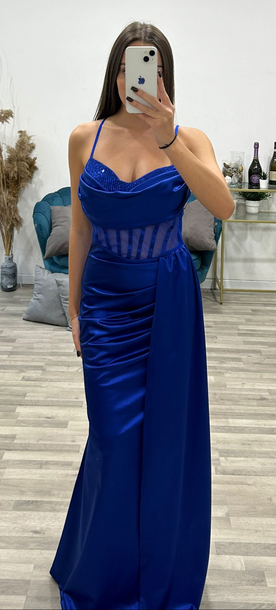 vestito raso orli'