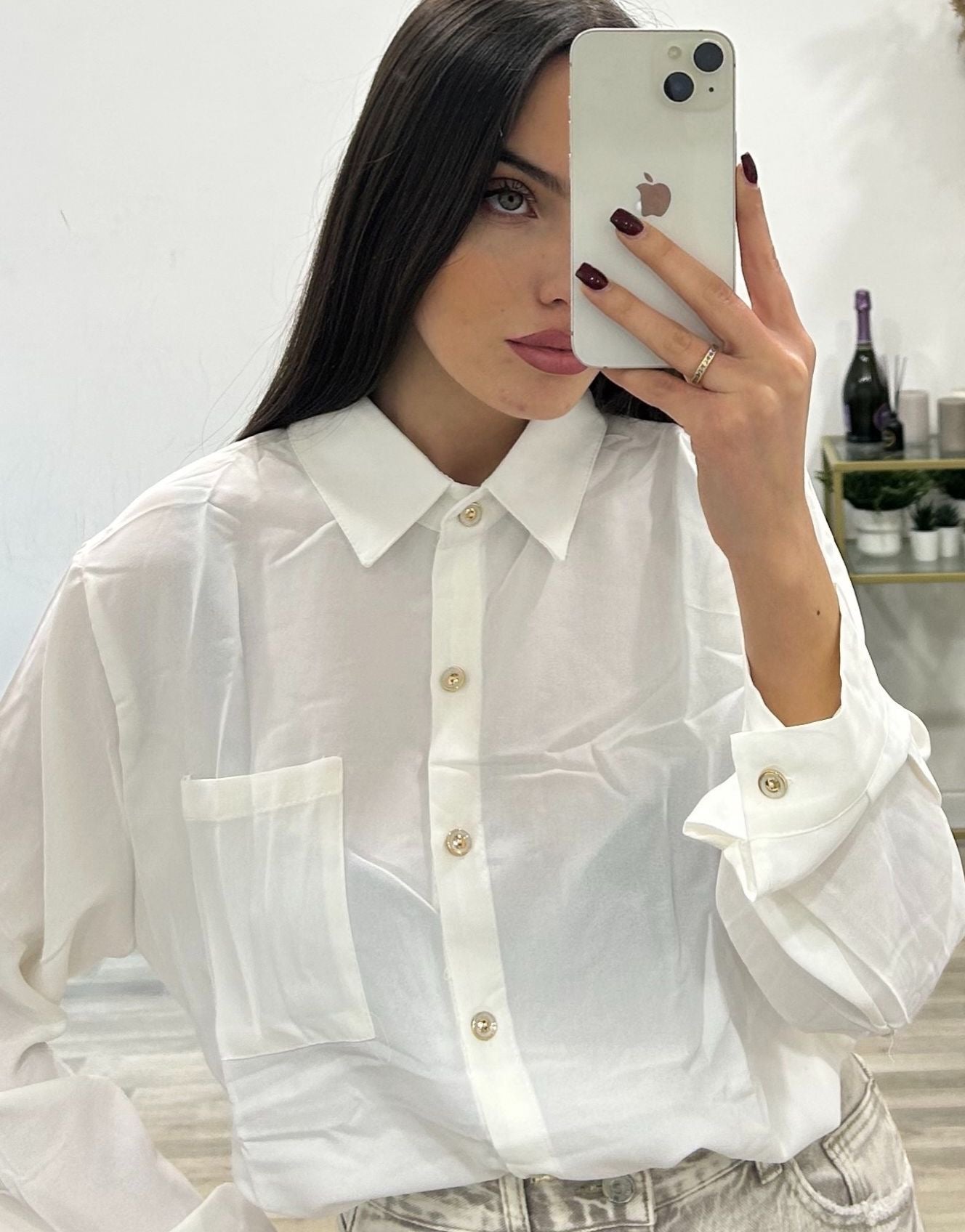 camicia tinta unita londra