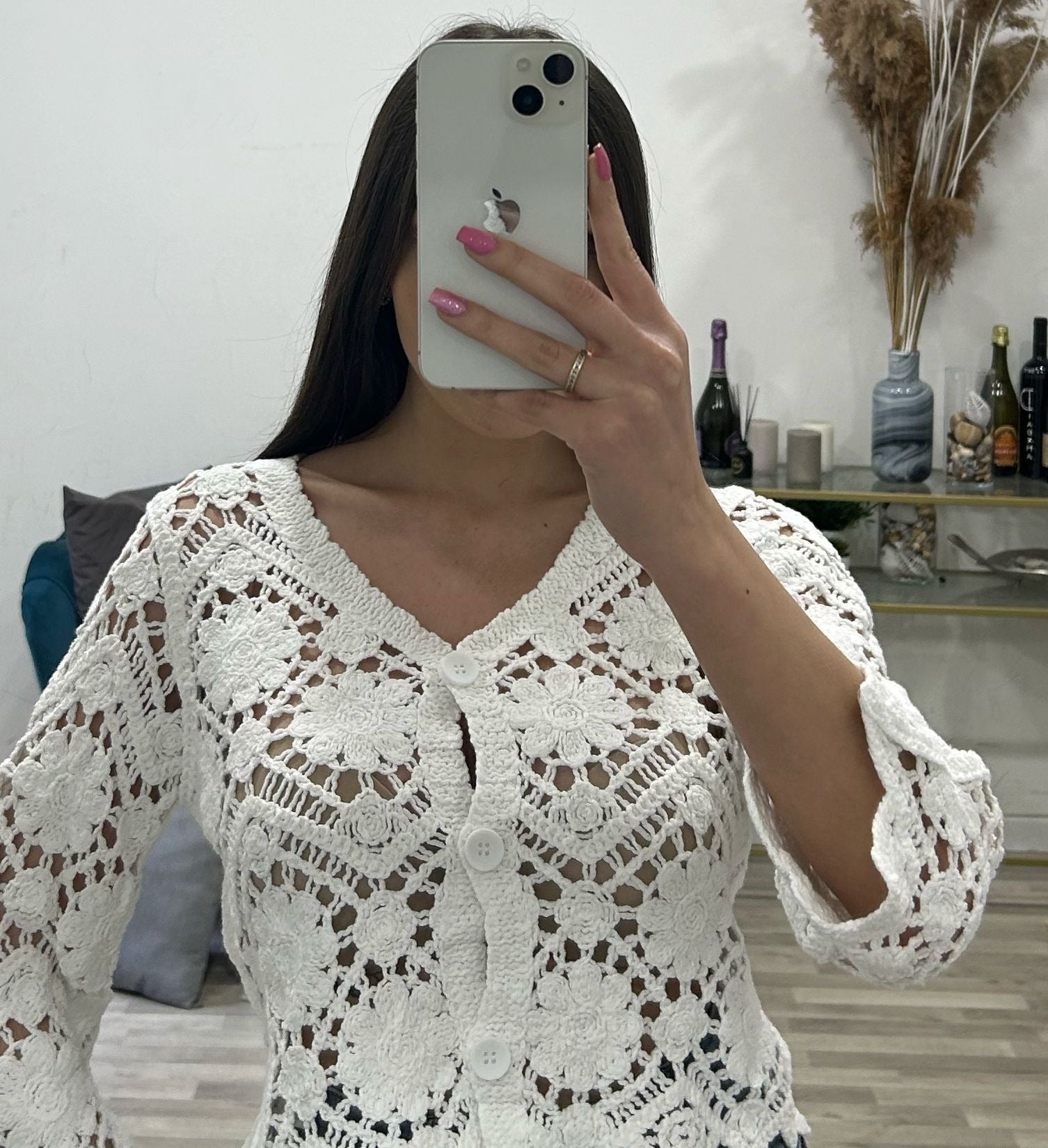 cardigan uncinetto panarea