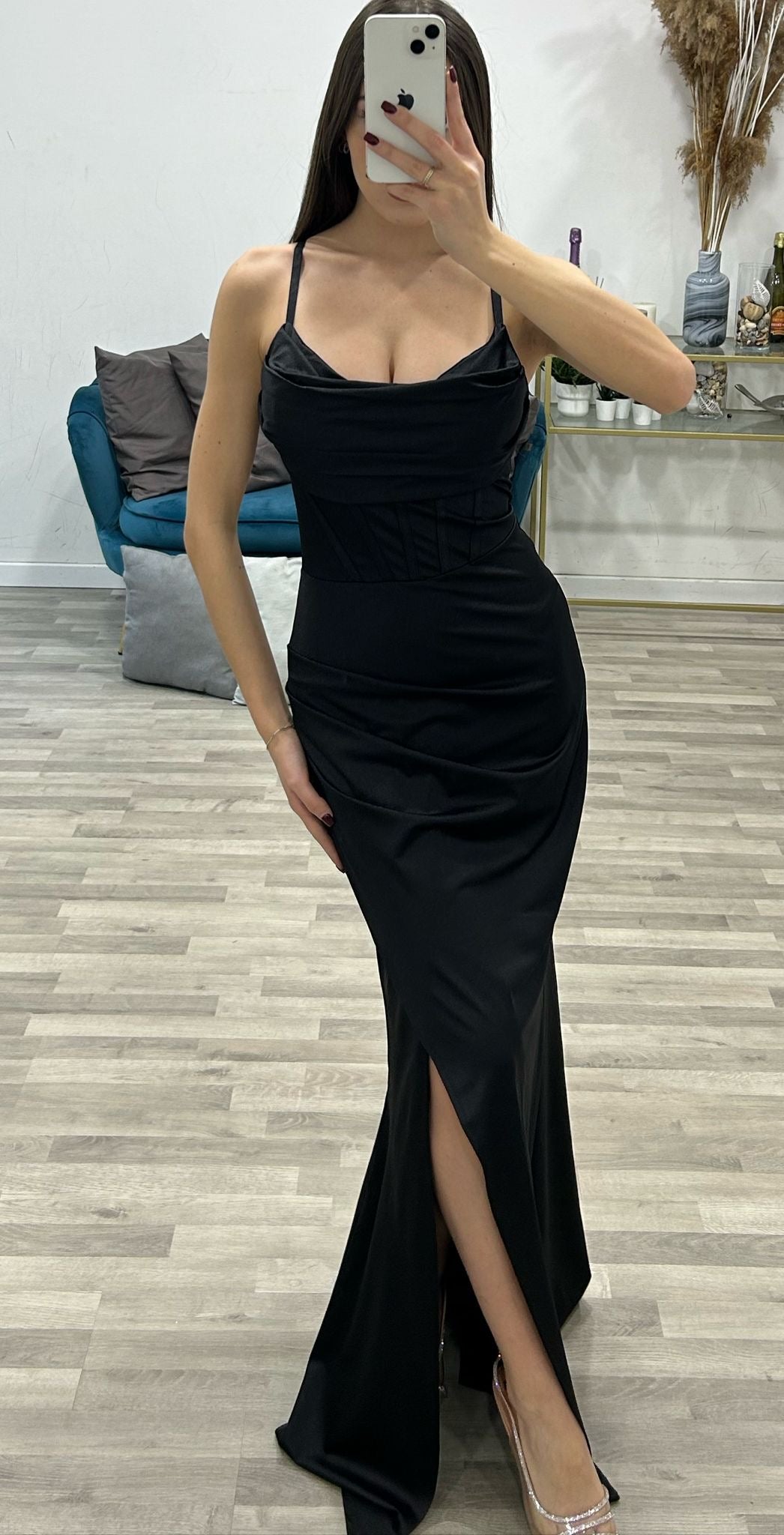 vestito raso chantal