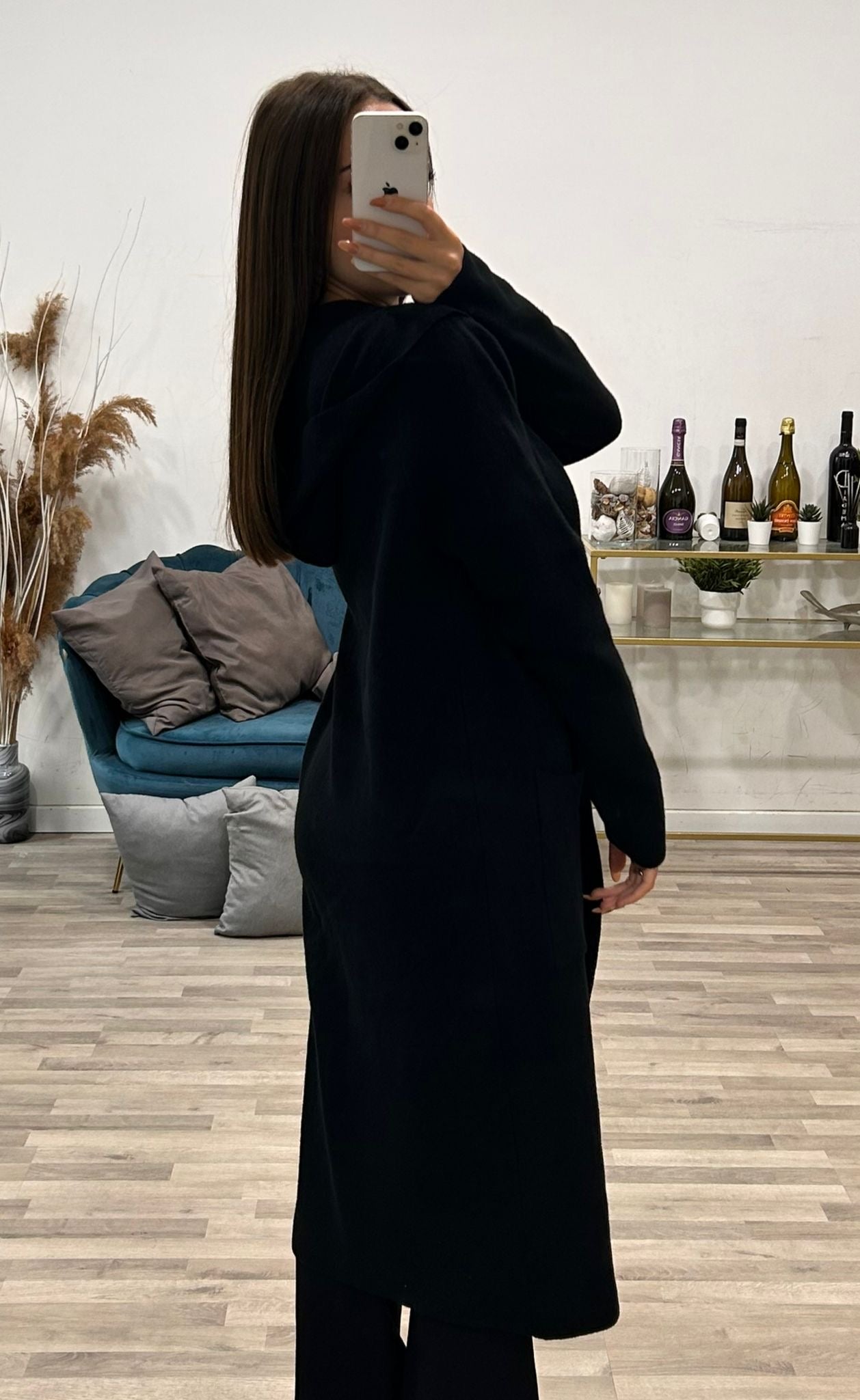 cardigan con cappuccio zs